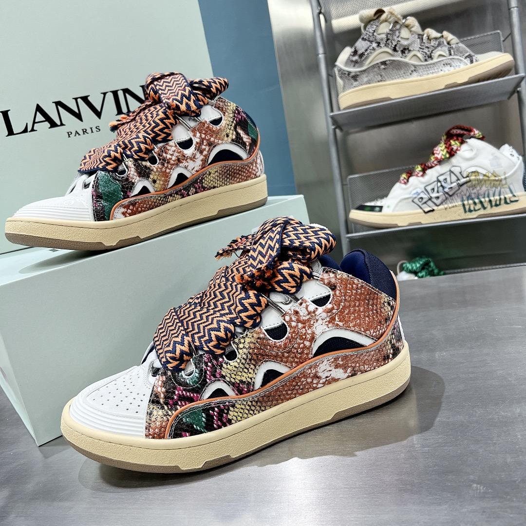 Lanvin Curb Low-Top Sneakers - EUR FASHION