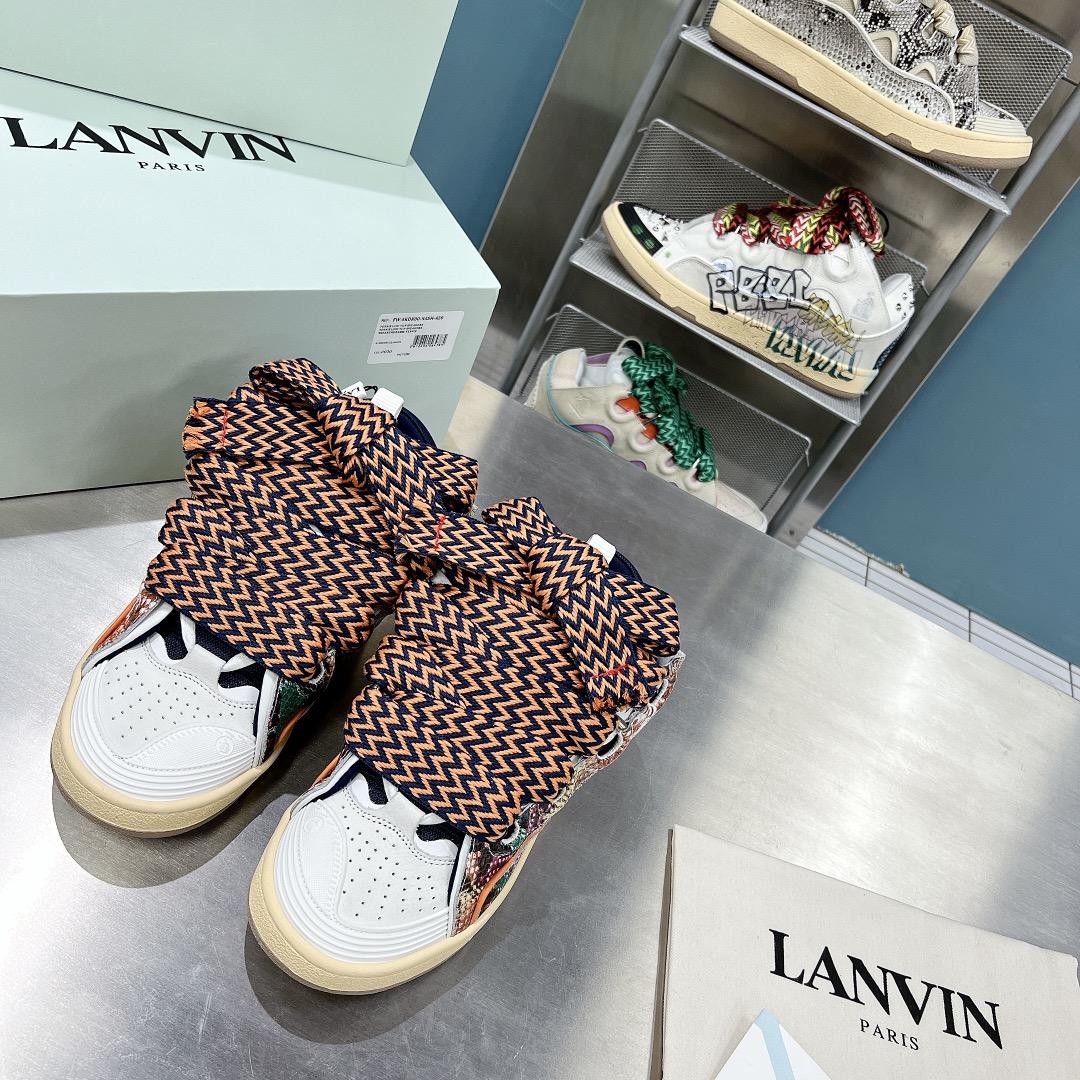 Lanvin Curb Low-Top Sneakers - EUR FASHION