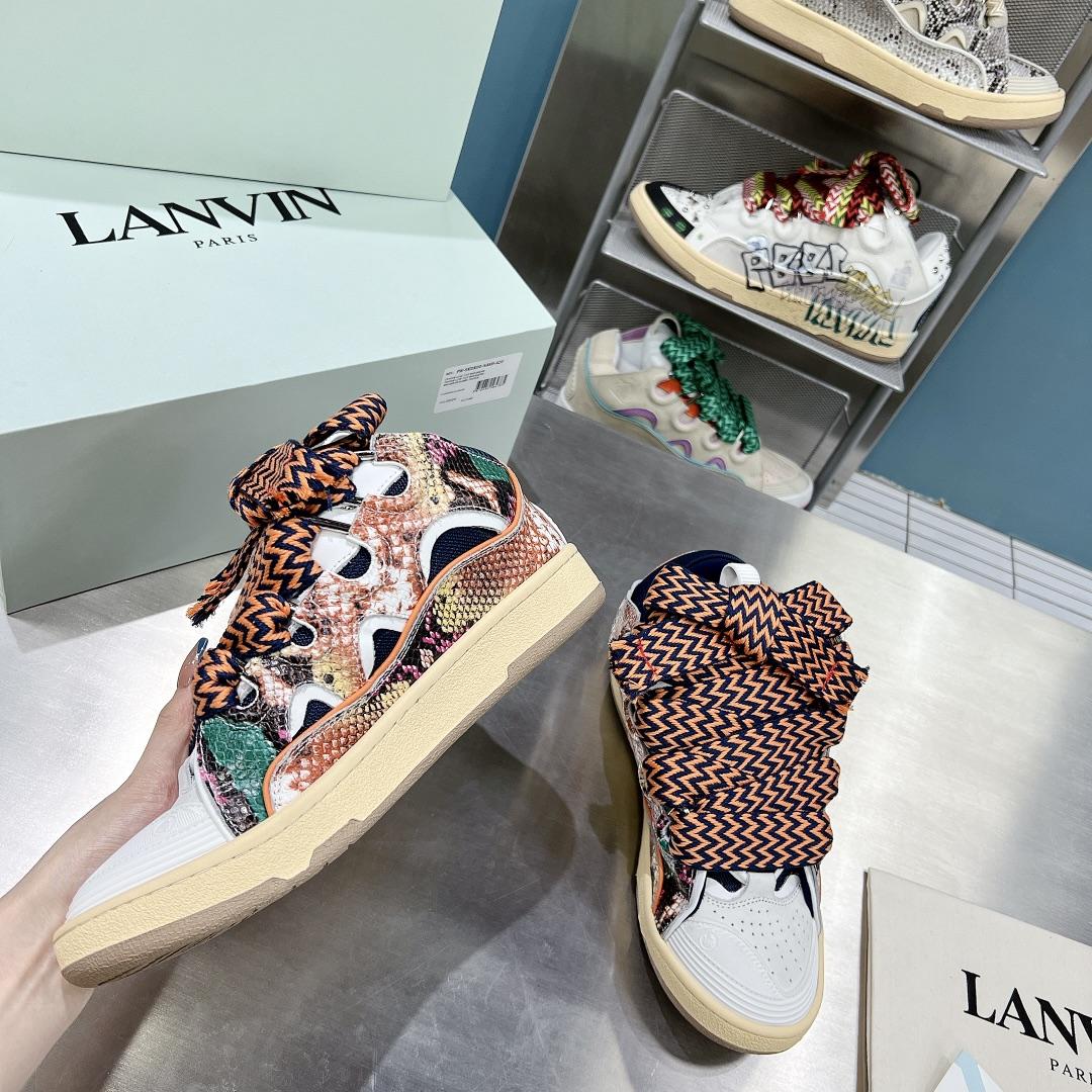 Lanvin Curb Low-Top Sneakers - EUR FASHION