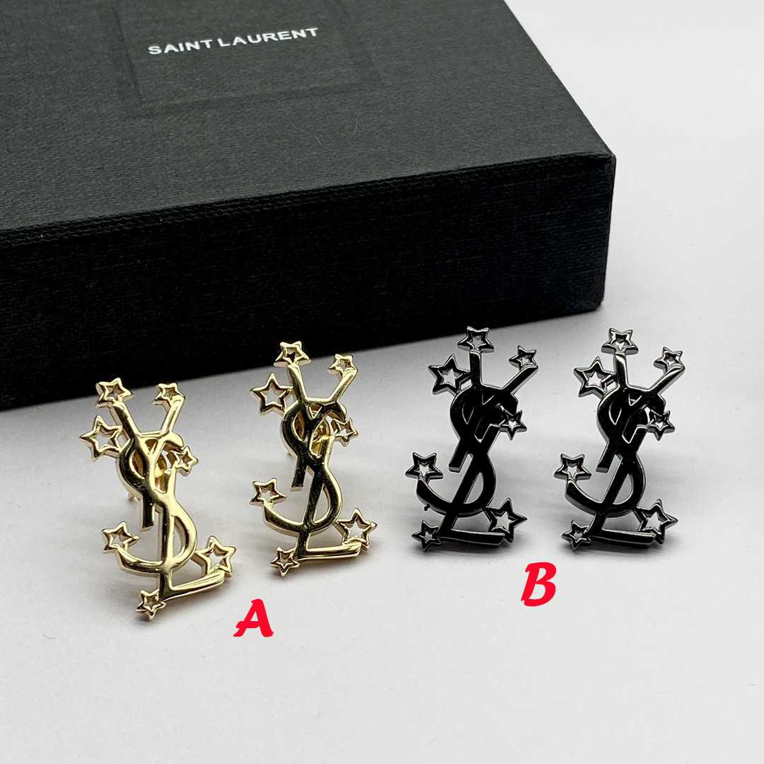 Saint Laurent YSL Logo Earrings - EUR FASHION