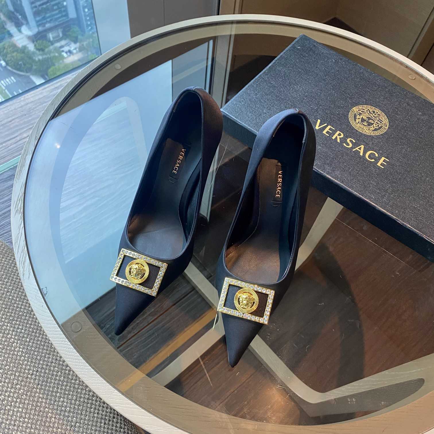 Versace Medusa Crystal Pumps - EUR FASHION