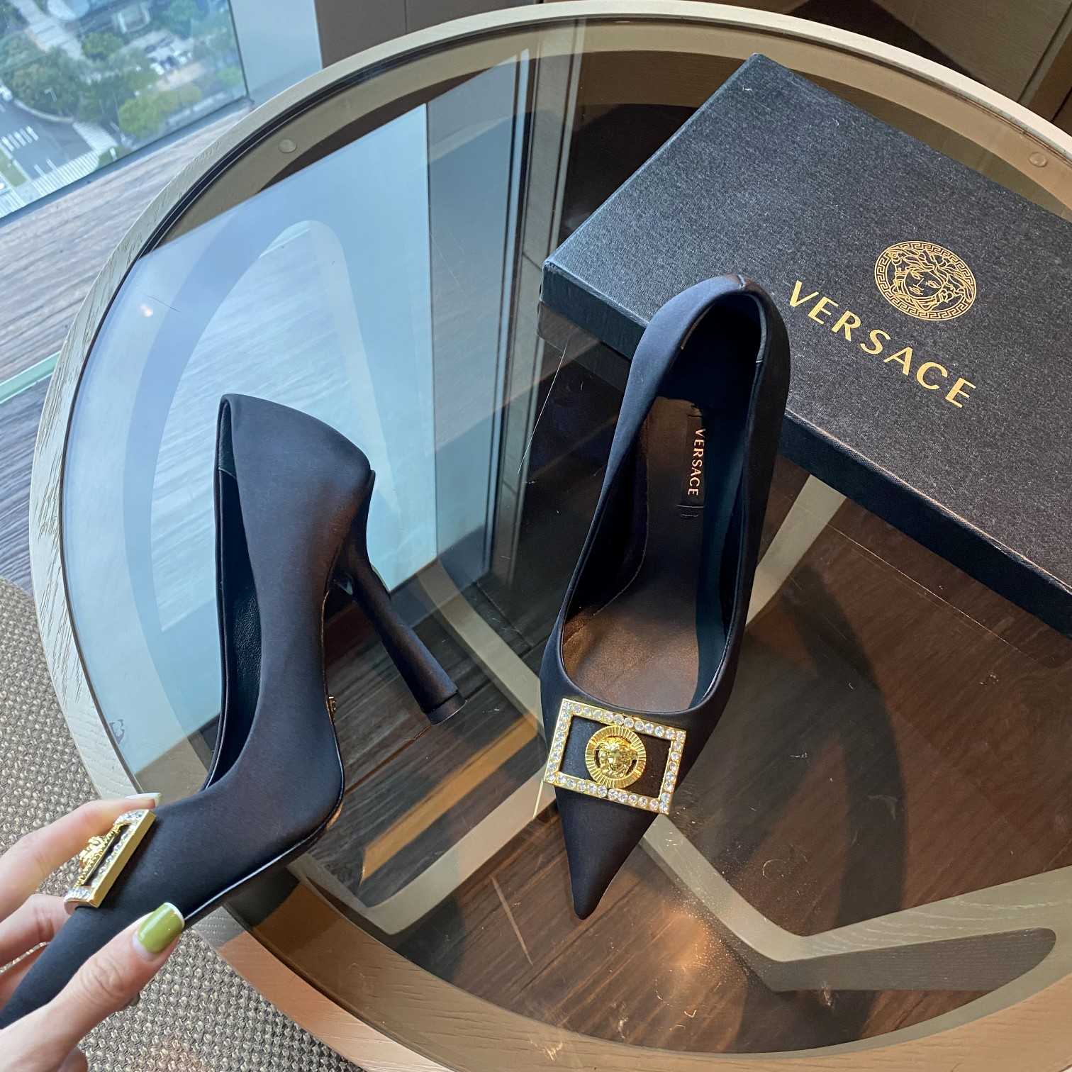 Versace Medusa Crystal Pumps - EUR FASHION