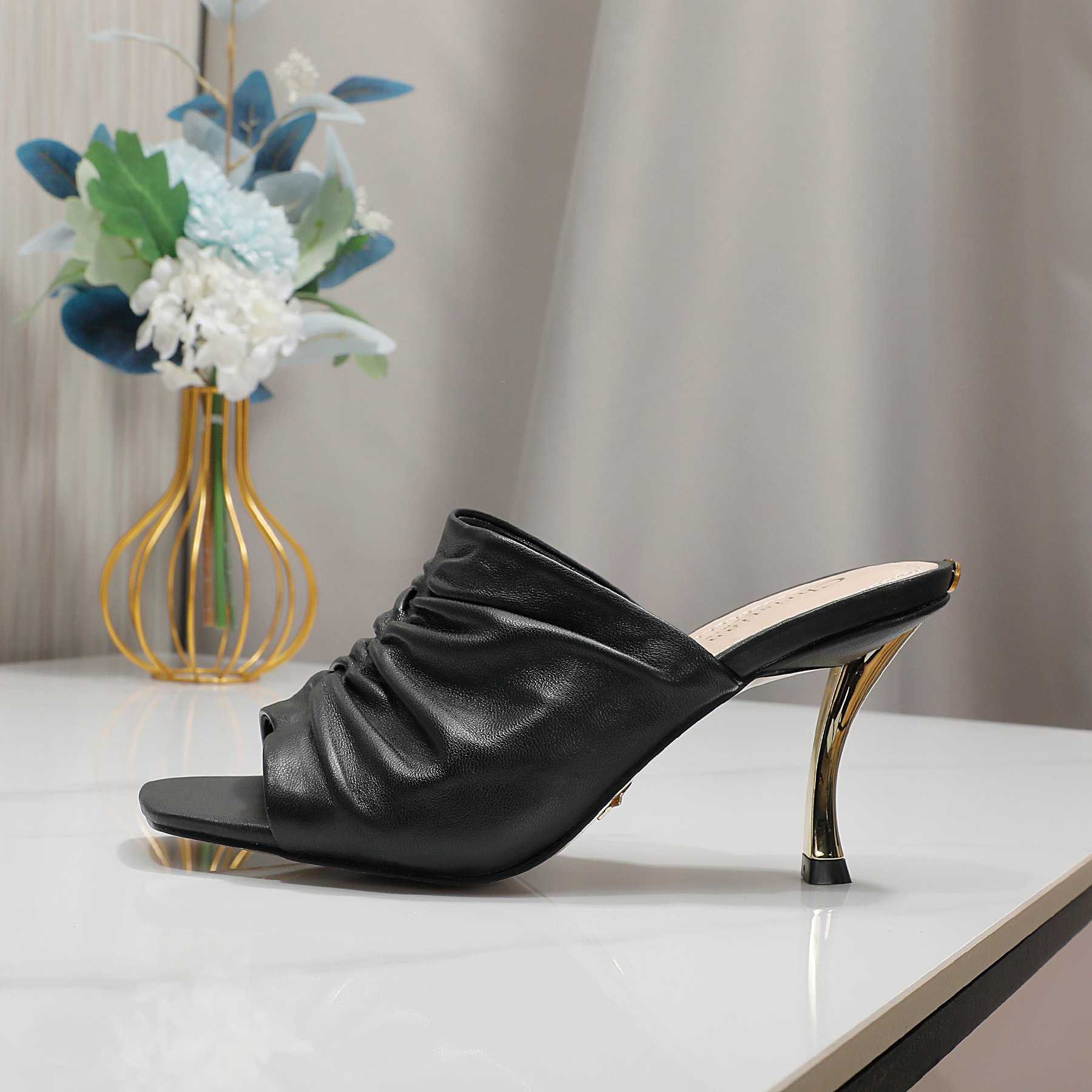 Dior D-Fame Open-Toe Pump - EUR FASHION