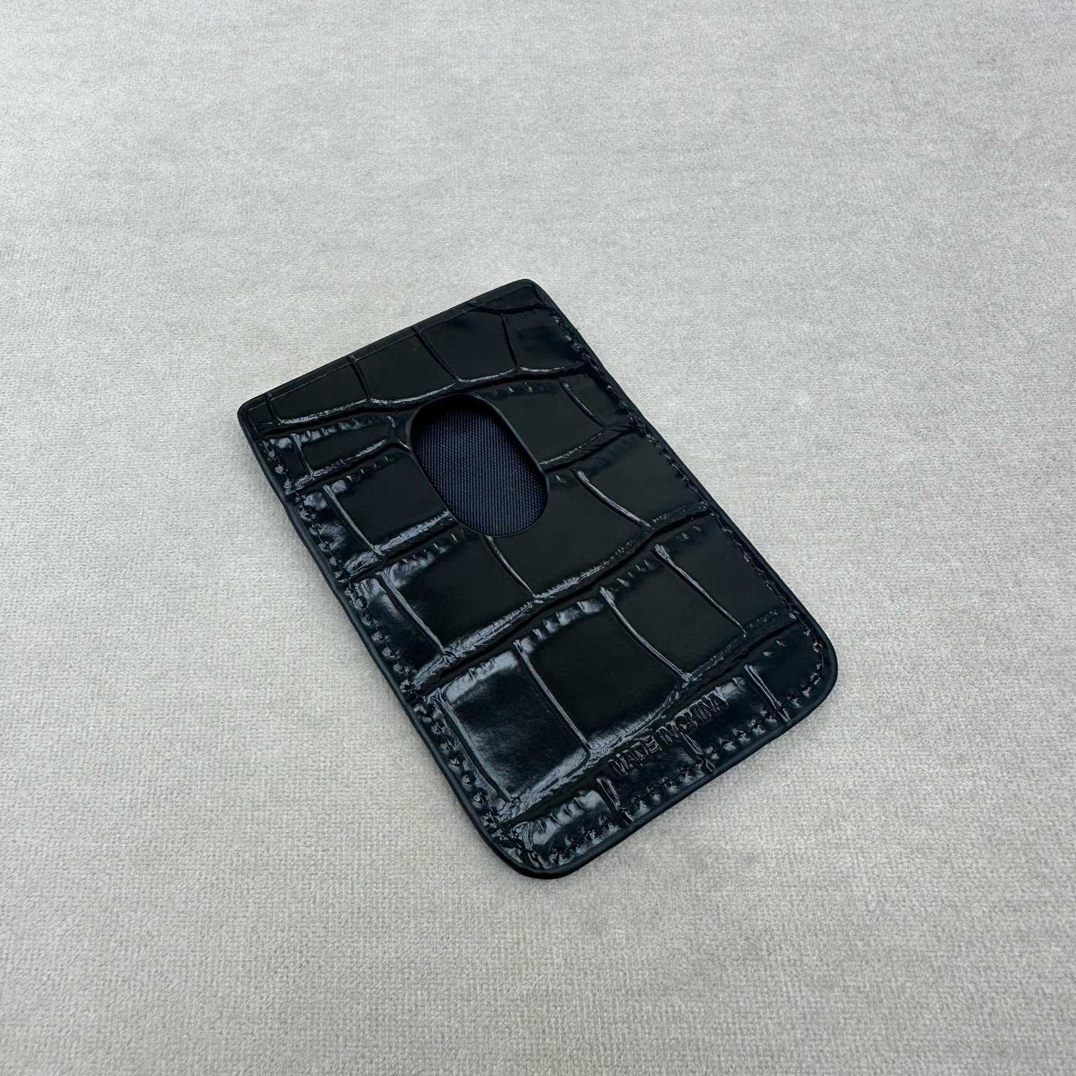 Balenciaga Cash Magnet Croc Cardholder(9.6-6.5cm) - EUR FASHION