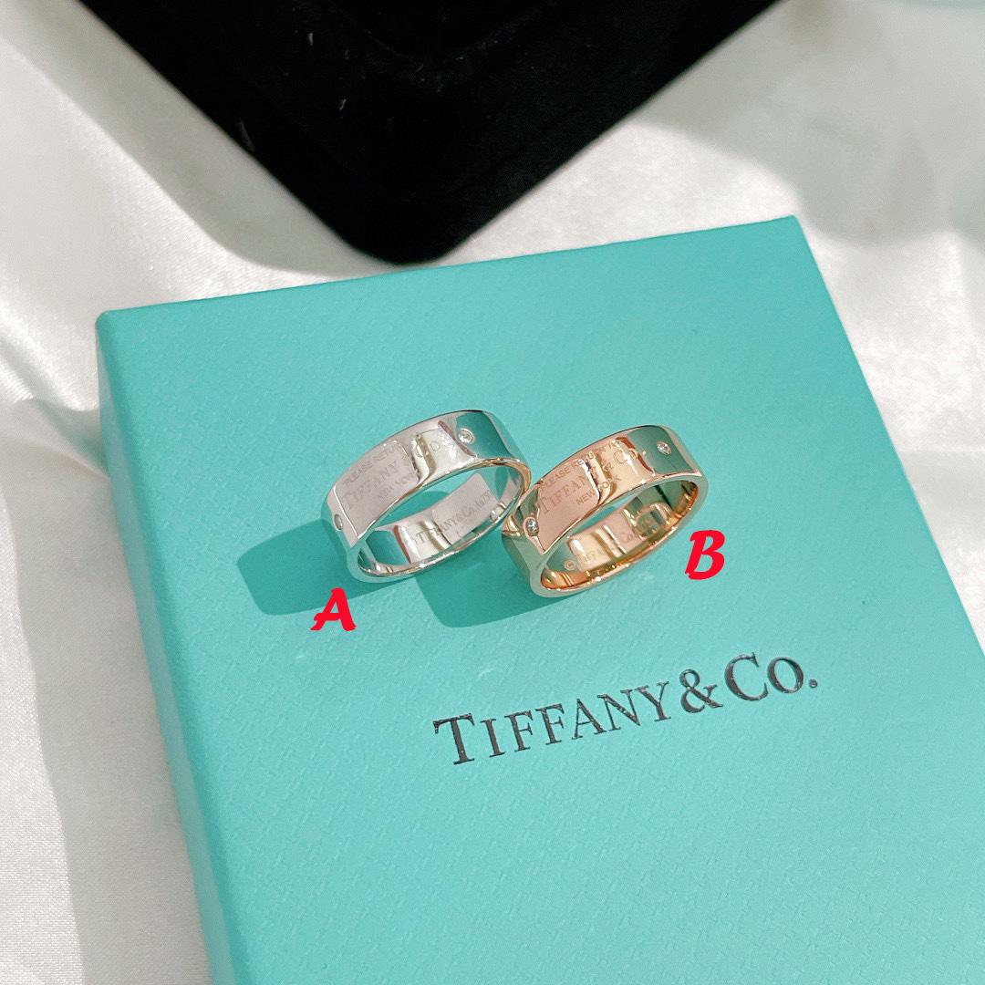 Tiffany&CO Narrow Ring With Diamonds - EUR FASHION