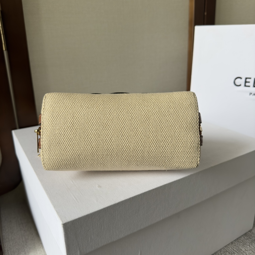 Celine Clutch On Chain Cuir Triomphe Natural / Tan - EUR FASHION