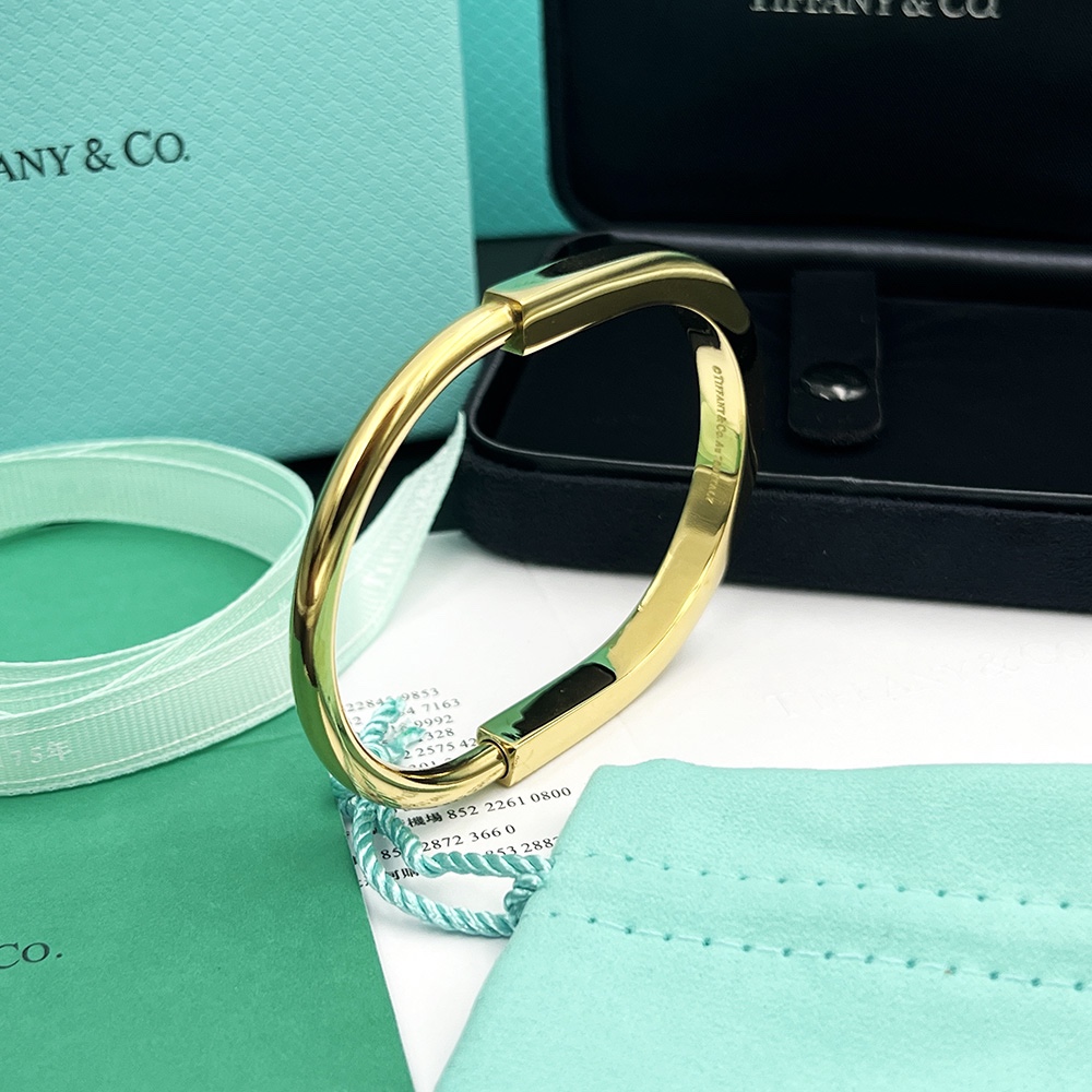 Tiffany&CO Lock Bangle In Yellow Gold - EUR FASHION