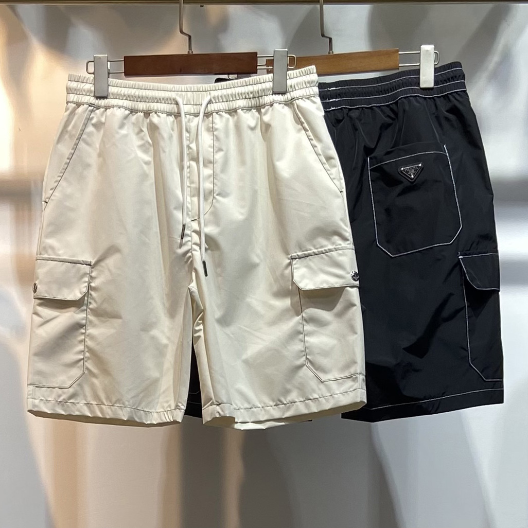 Prada Logo Cotton Shorts - EUR FASHION