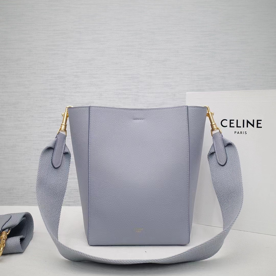 Celine Sangle Small Bucket Bag In Soft Grained Calfskin - EUR FASHION