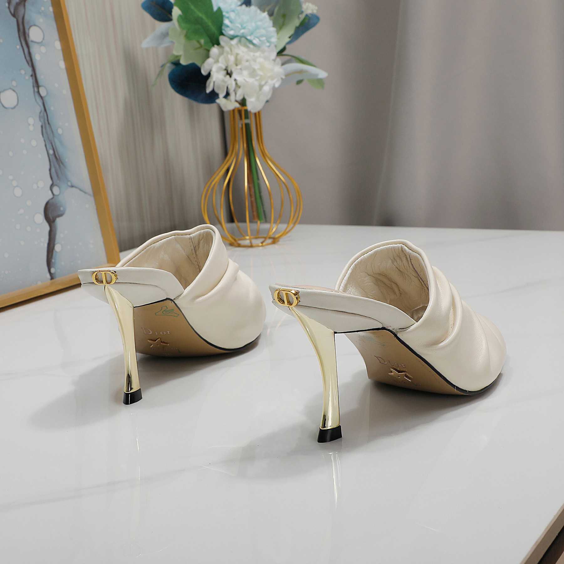 Dior D-Fame Open-Toe Pump - EUR FASHION