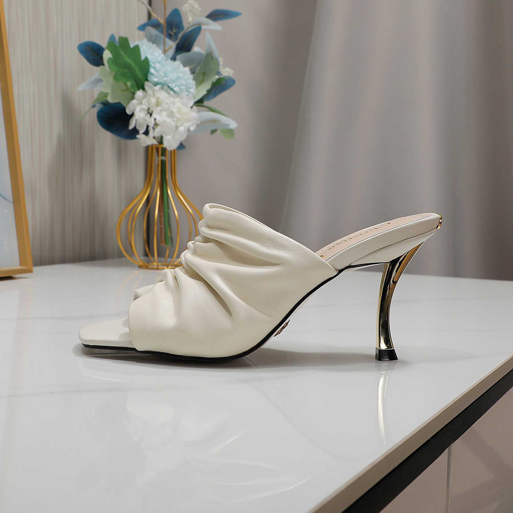 Dior D-Fame Open-Toe Pump - EUR FASHION