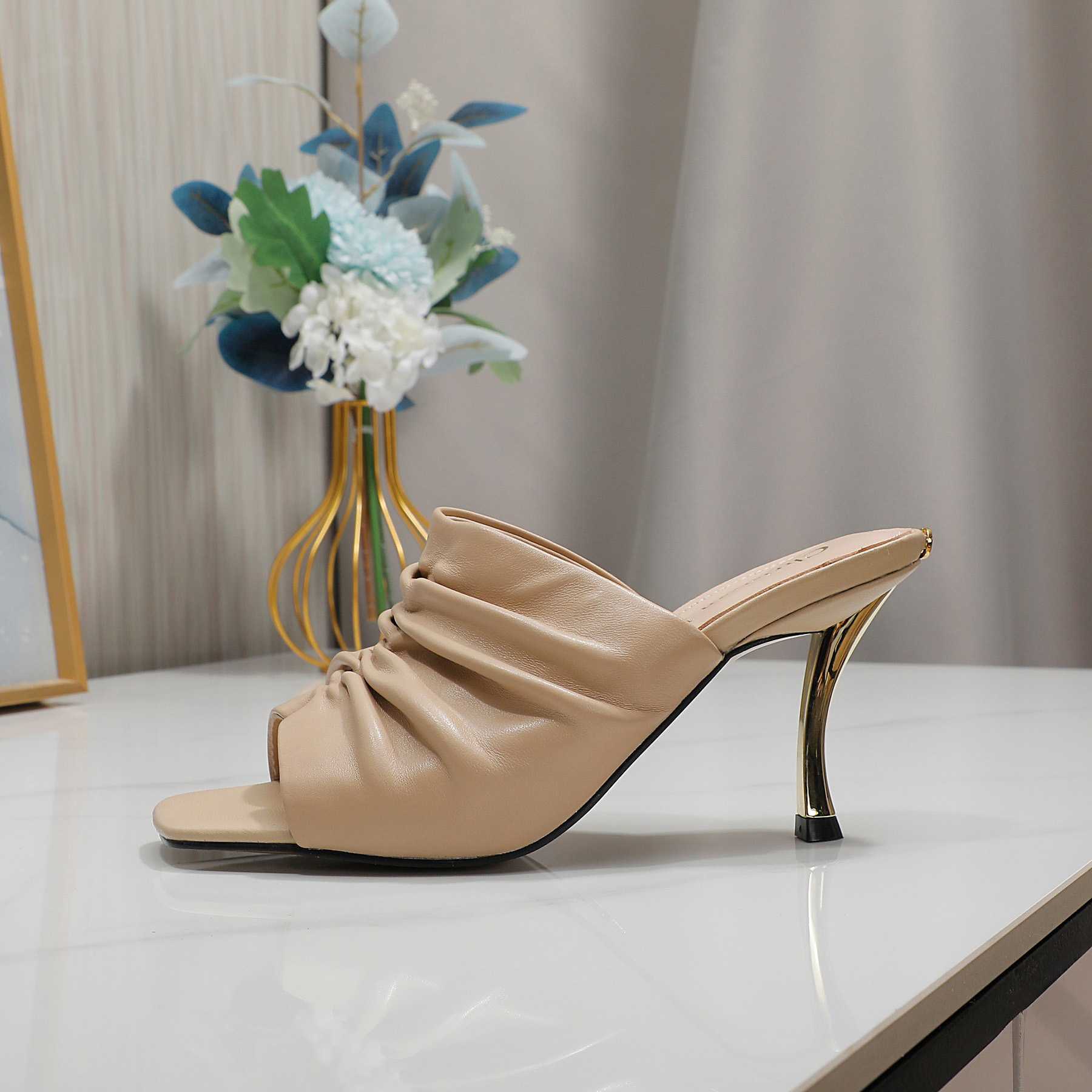 Dior D-Fame Open-Toe Pump - EUR FASHION