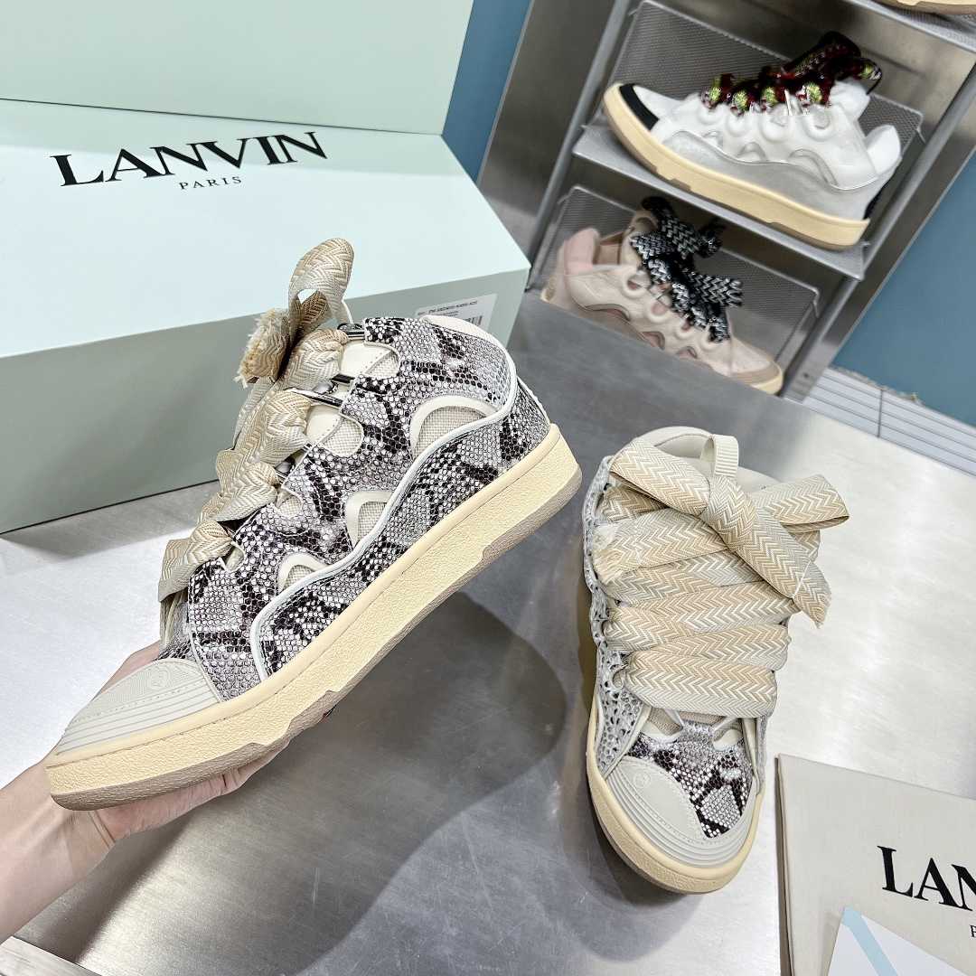 Lanvin Curb Low-Top Sneakers - EUR FASHION