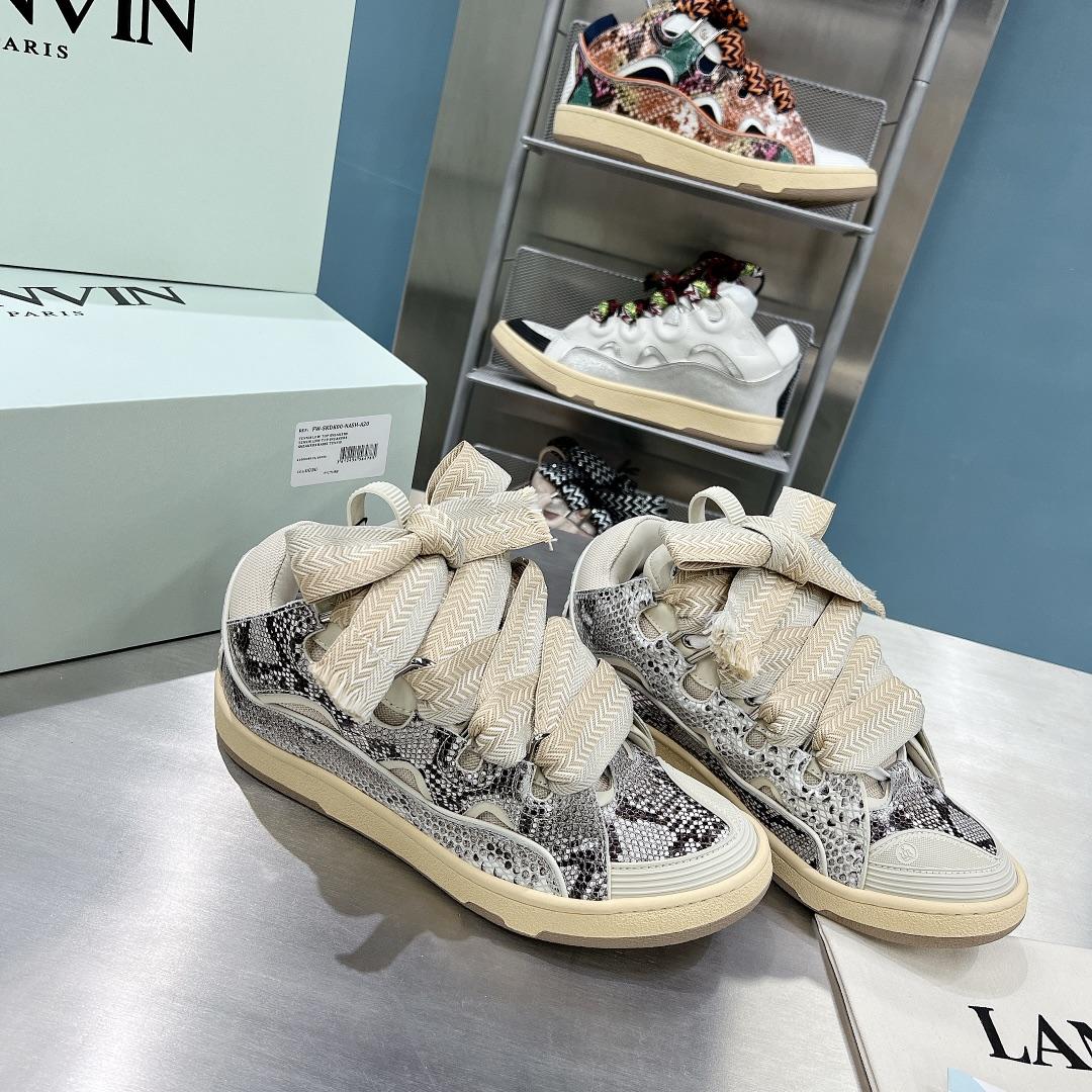 Lanvin Curb Low-Top Sneakers - EUR FASHION