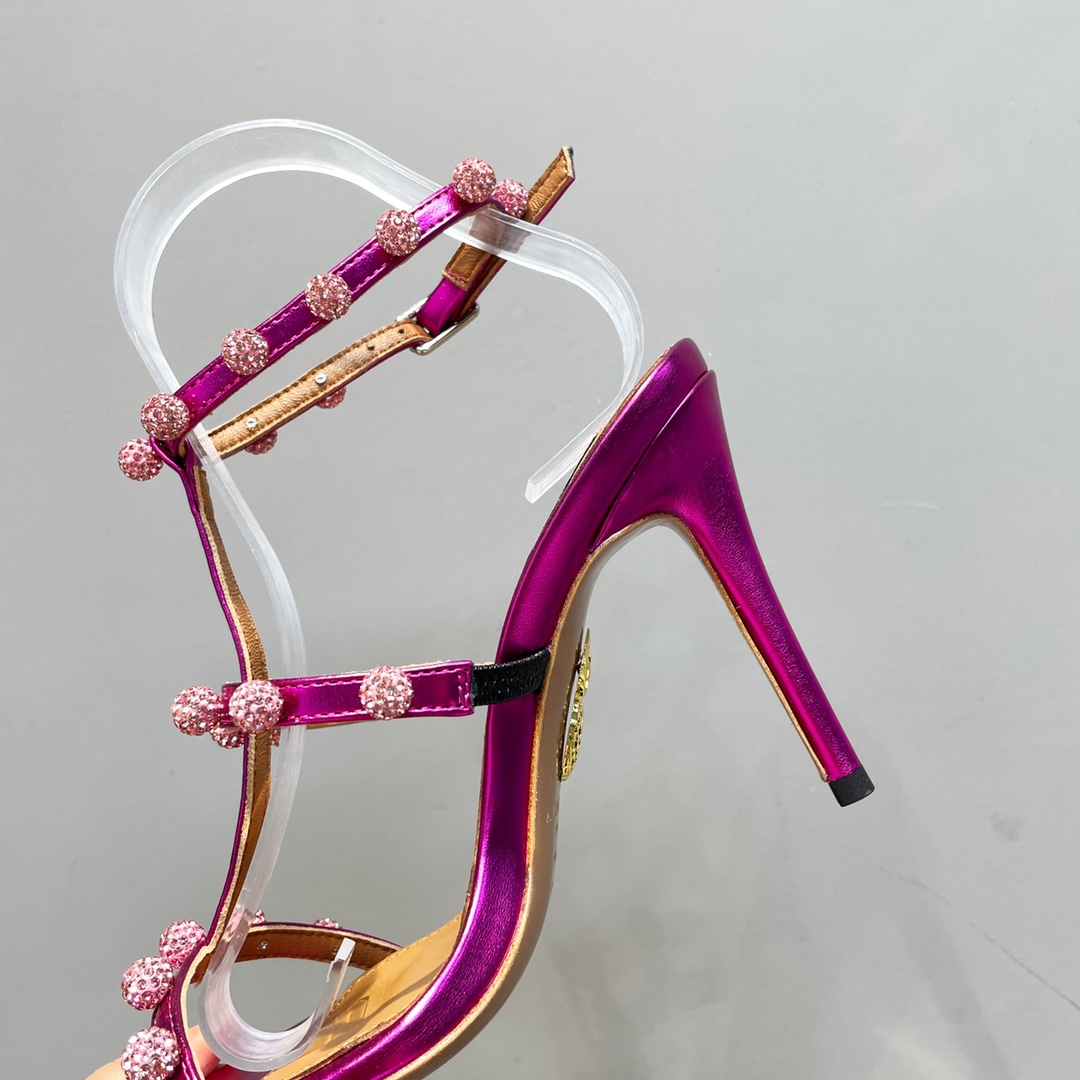 Aquazzura Cha Cha Cha Crystal Sandal  95 - EUR FASHION