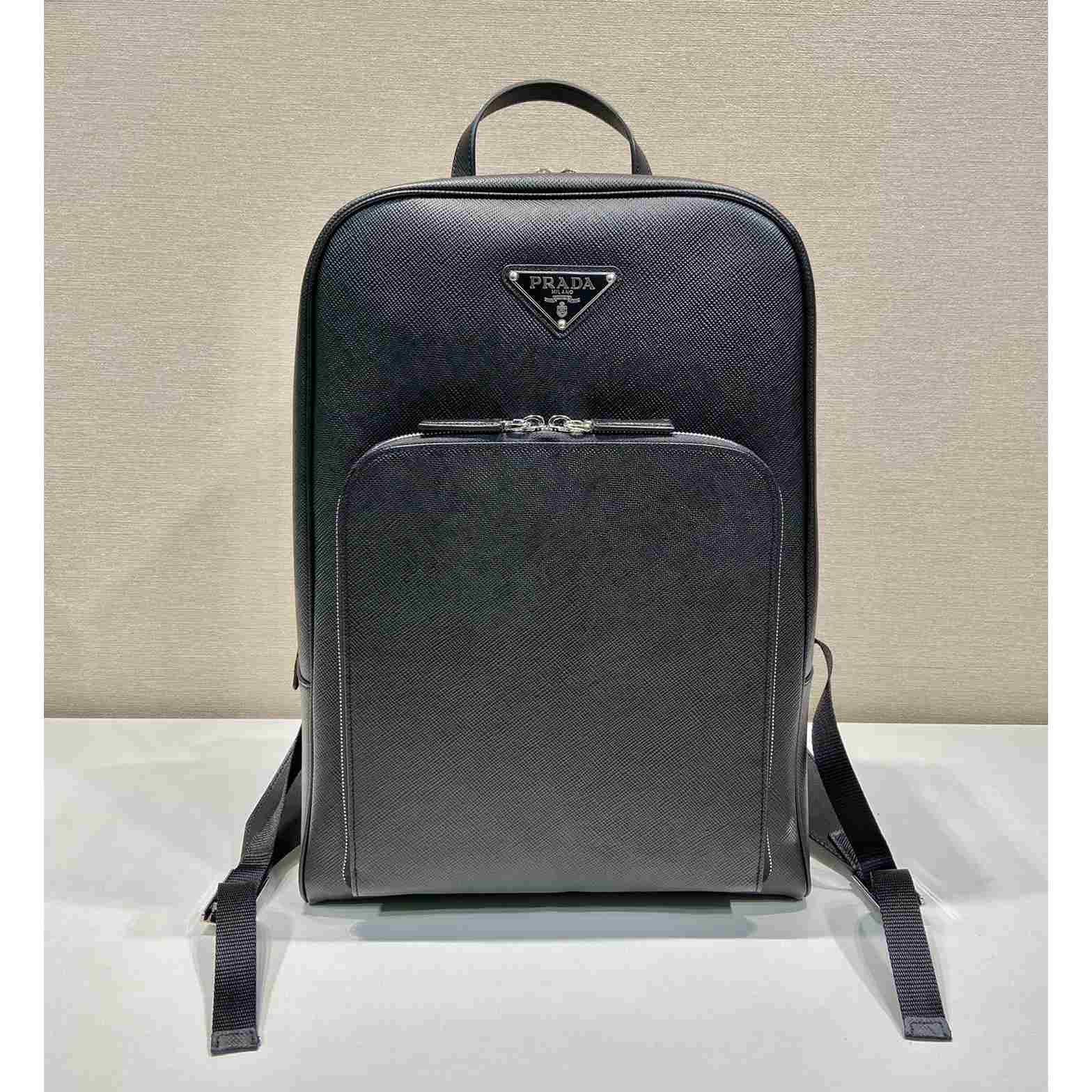 Prada Saffiano Leather Backpack - EUR FASHION