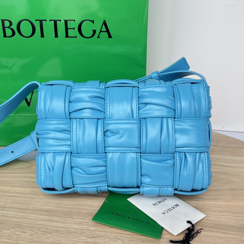 Bottega Veneta Cassette Foulard Intreccio Leather Cross-Body Bag - EUR FASHION