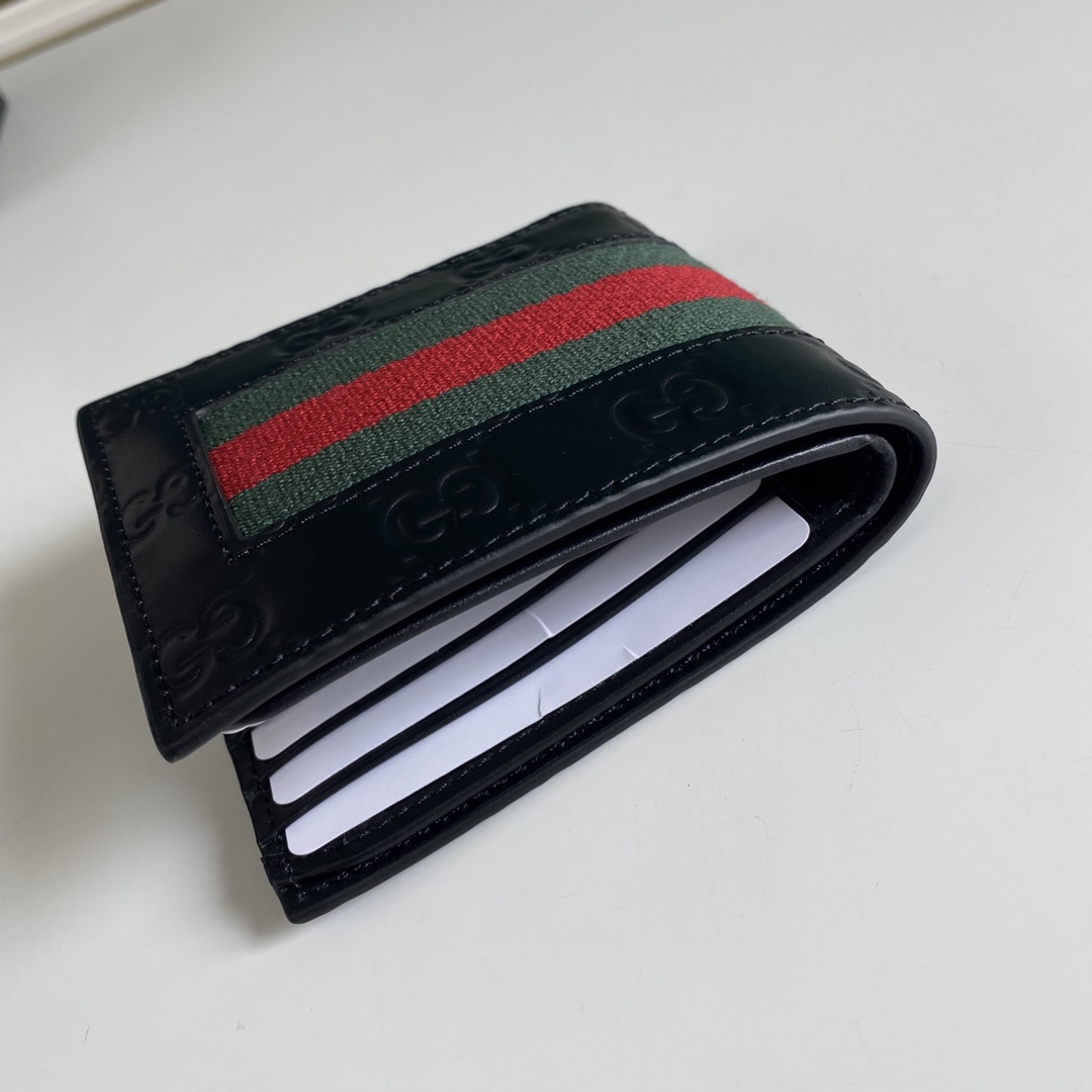 Gucci GG Supreme Web Wallet(11-9-1.5cm)    - EUR FASHION