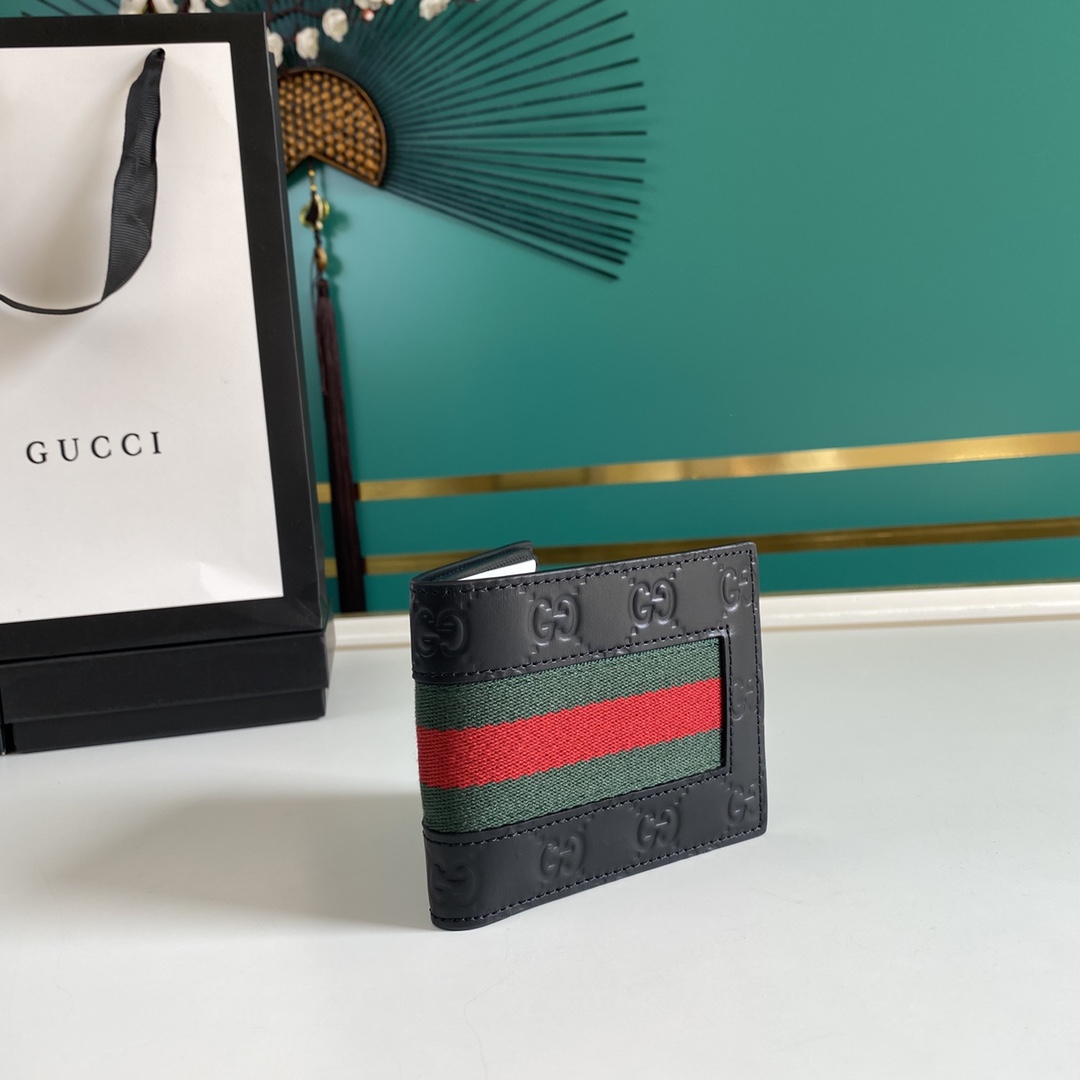 Gucci GG Supreme Web Wallet(11-9-1.5cm)    - EUR FASHION