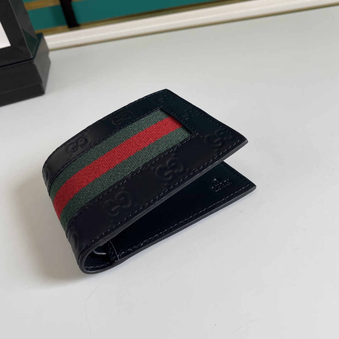 Gucci GG Supreme Web Wallet(11-9-1.5cm)    - EUR FASHION