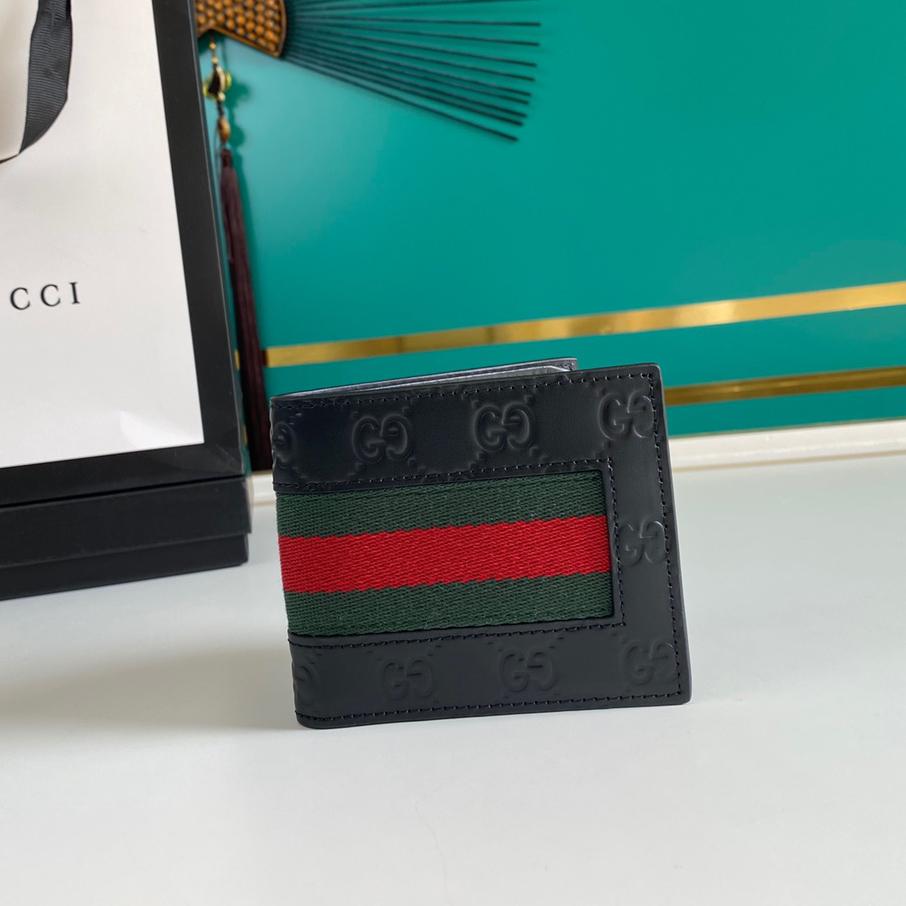 Gucci GG Supreme Web Wallet(11-9-1.5cm)    - EUR FASHION