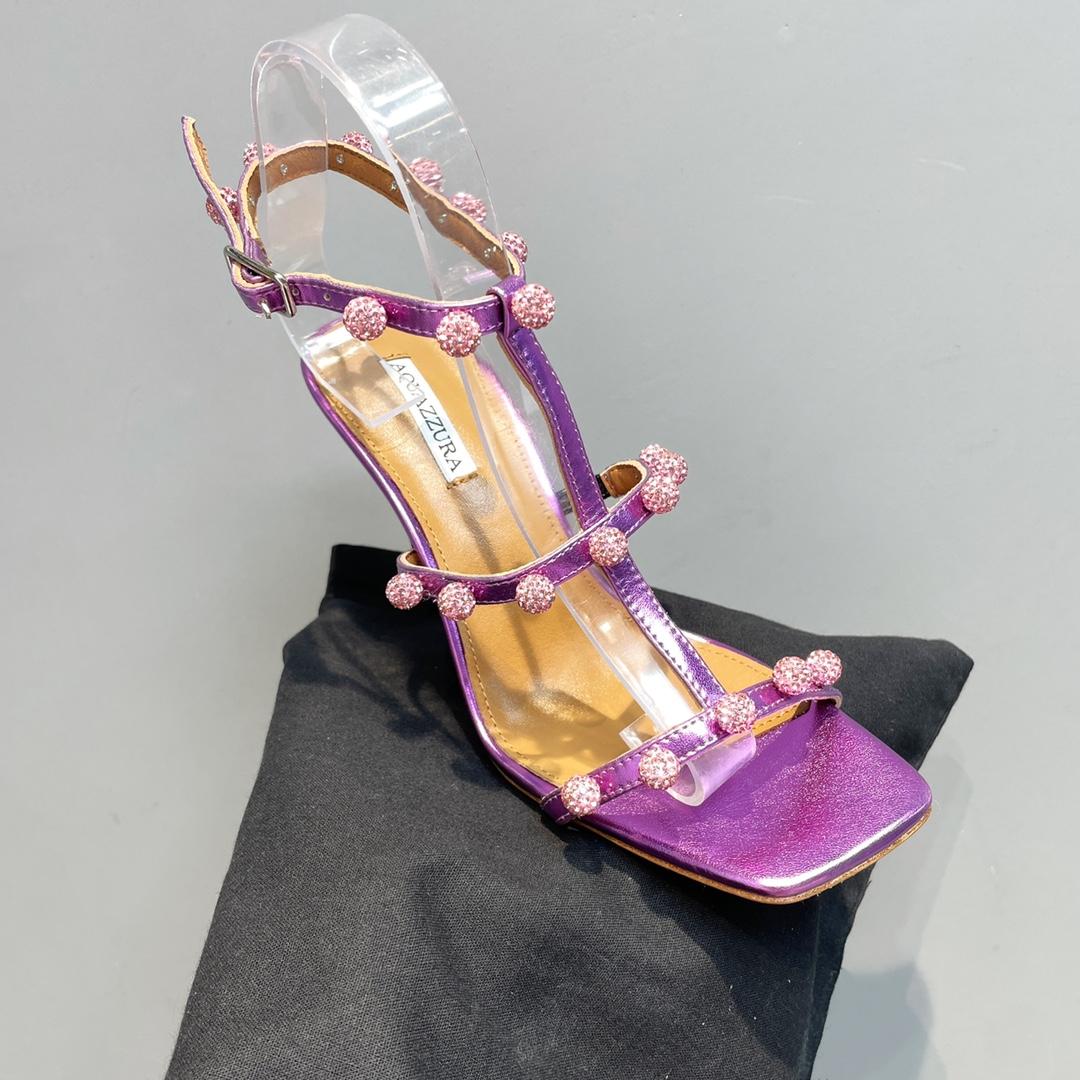 Aquazzura Cha Cha Cha Crystal Sandal  95 - EUR FASHION