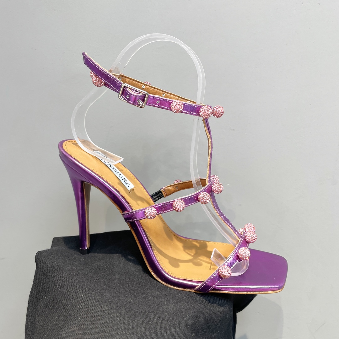 Aquazzura Cha Cha Cha Crystal Sandal  95 - EUR FASHION