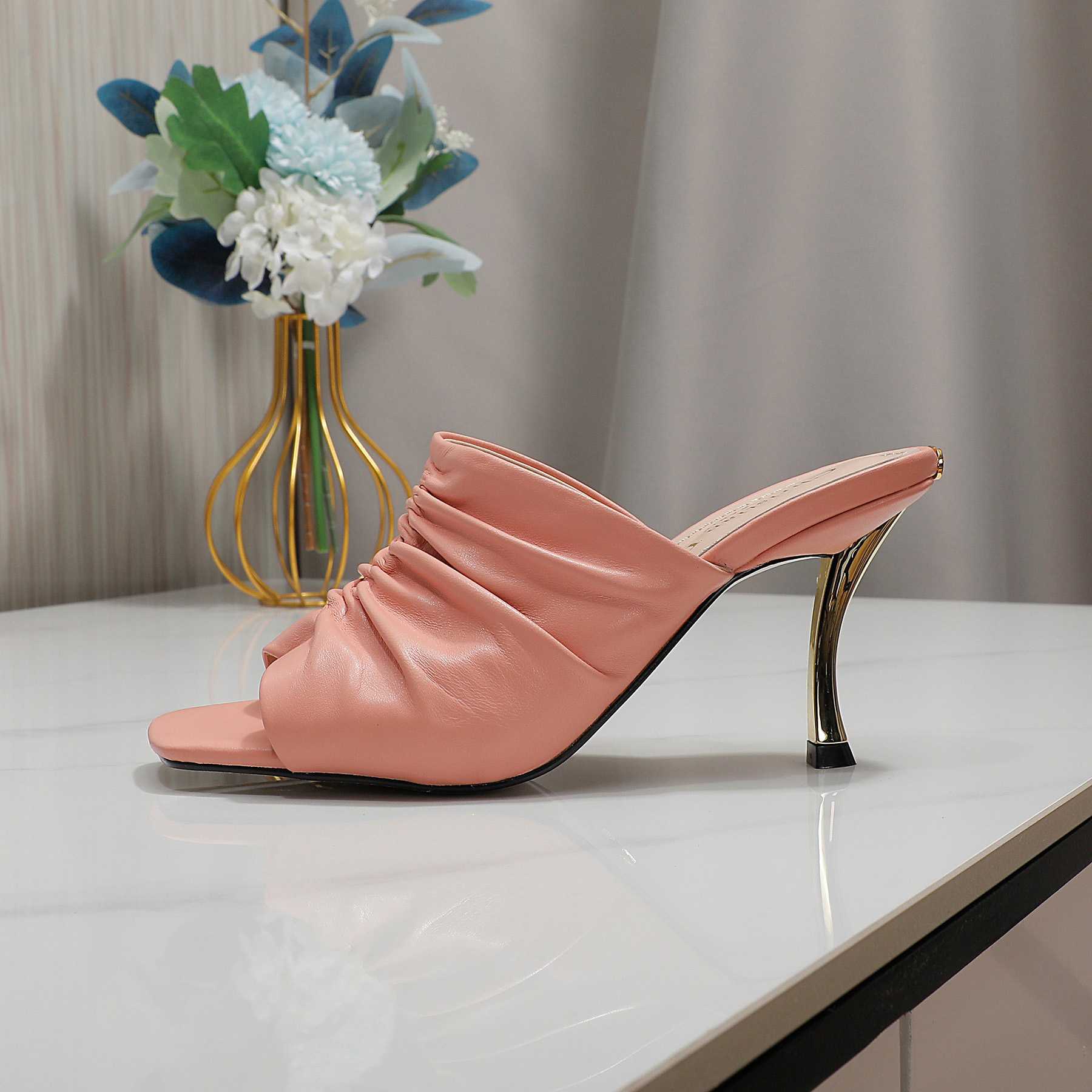 Dior D-Fame Open-Toe Pump - EUR FASHION