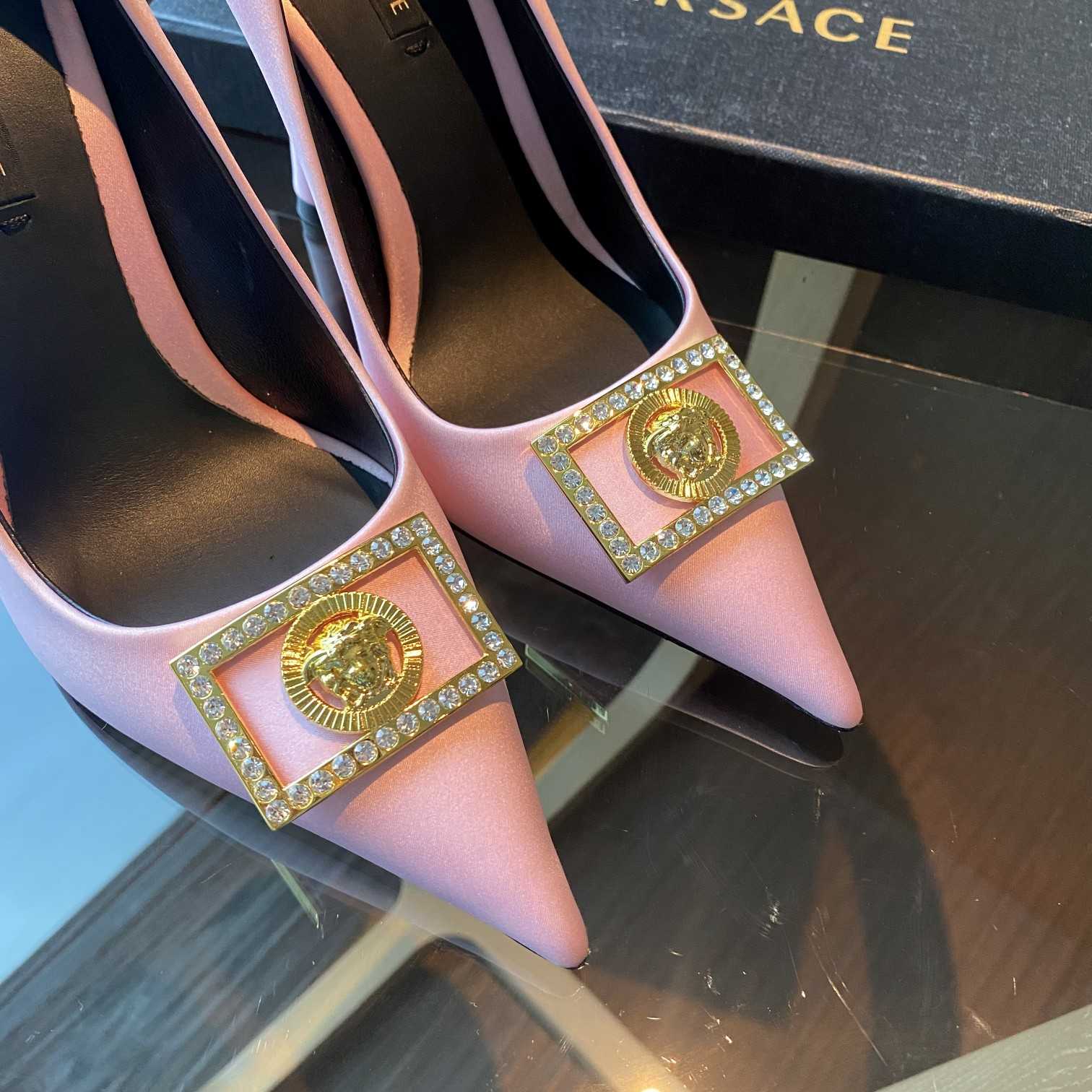 Versace Medusa Crystal Pumps - EUR FASHION