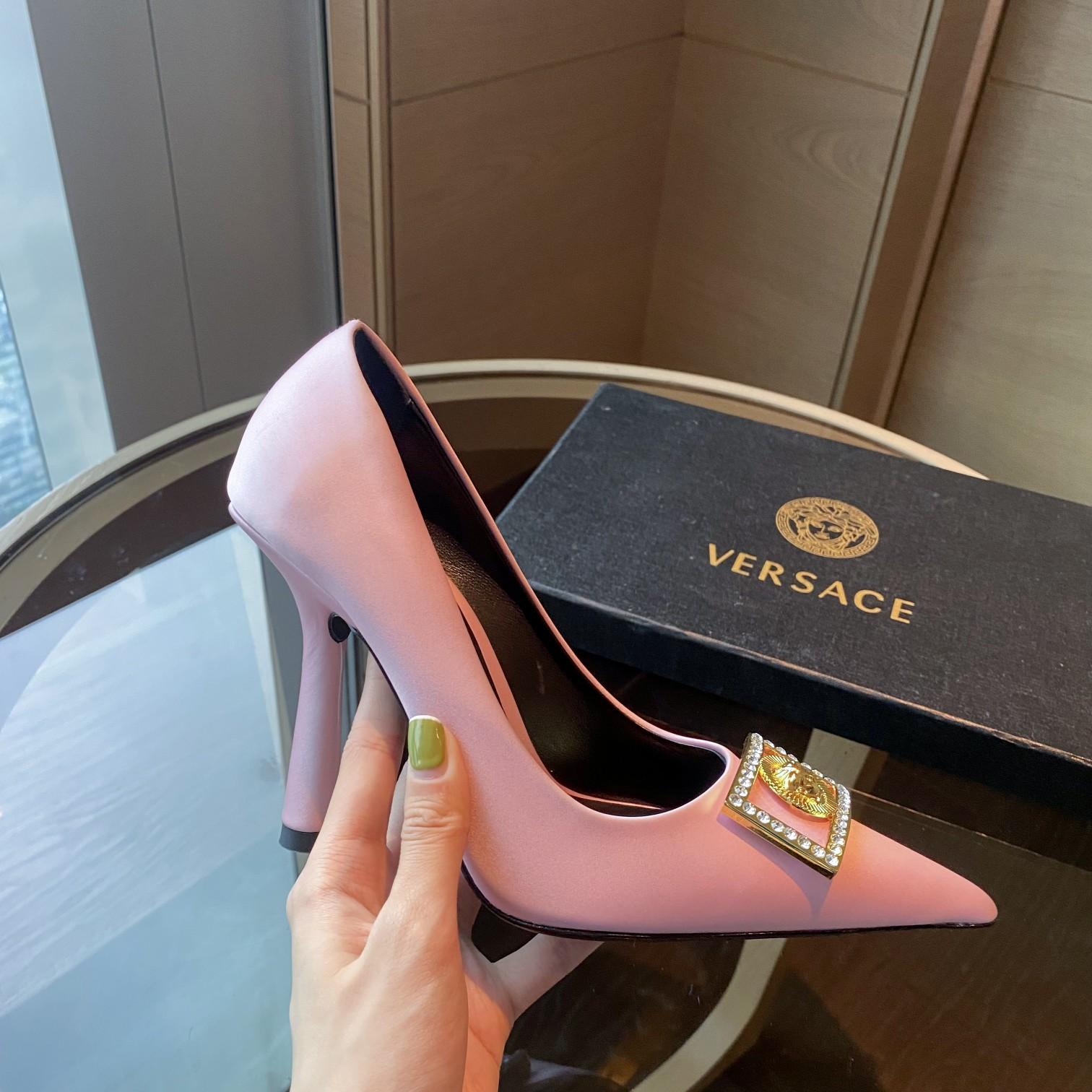 Versace Medusa Crystal Pumps - EUR FASHION