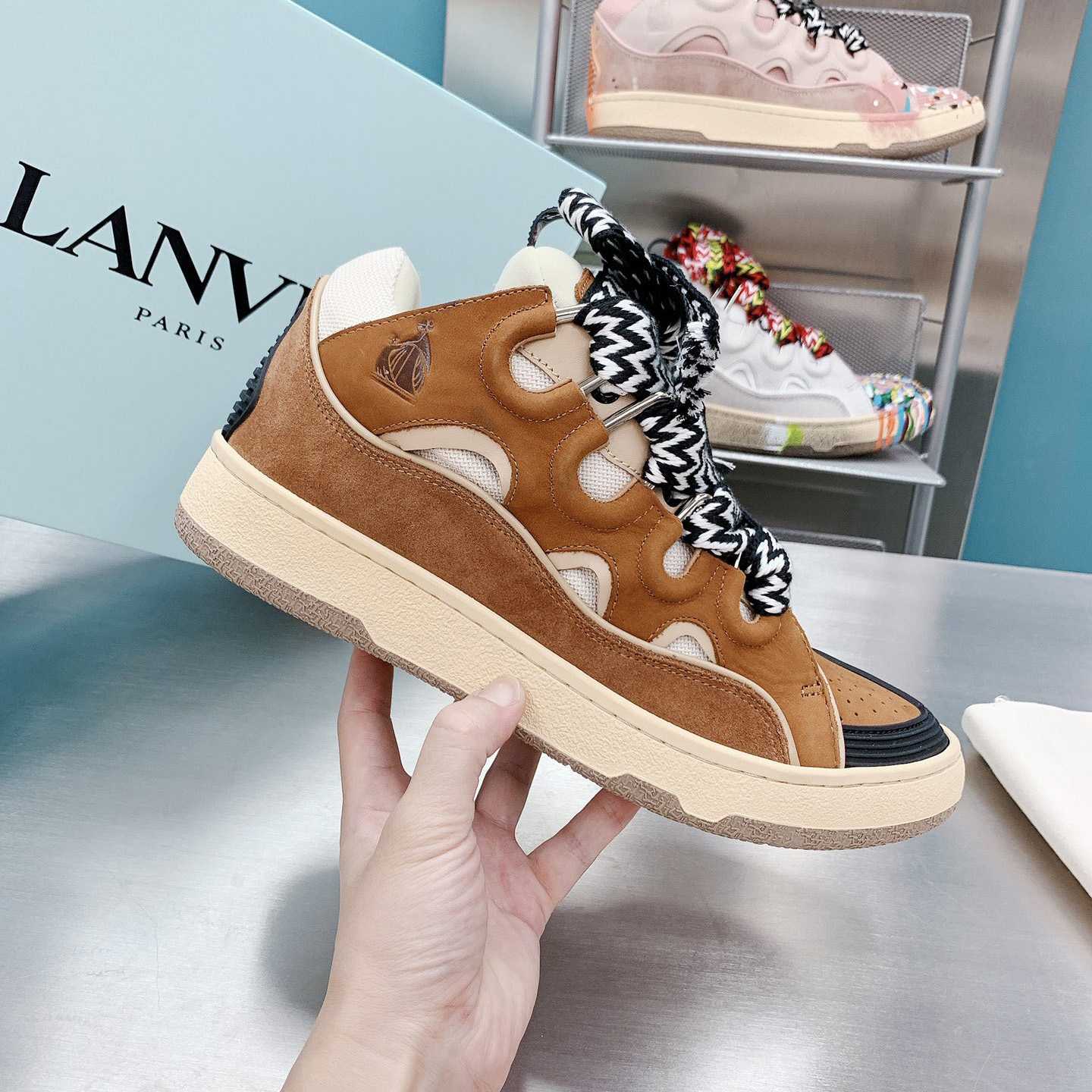 Lanvin Curb Sneakers - EUR FASHION