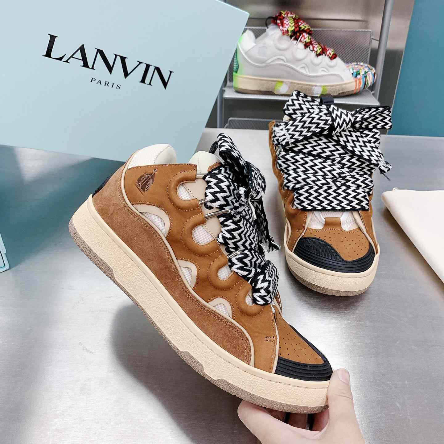 Lanvin Curb Sneakers - EUR FASHION