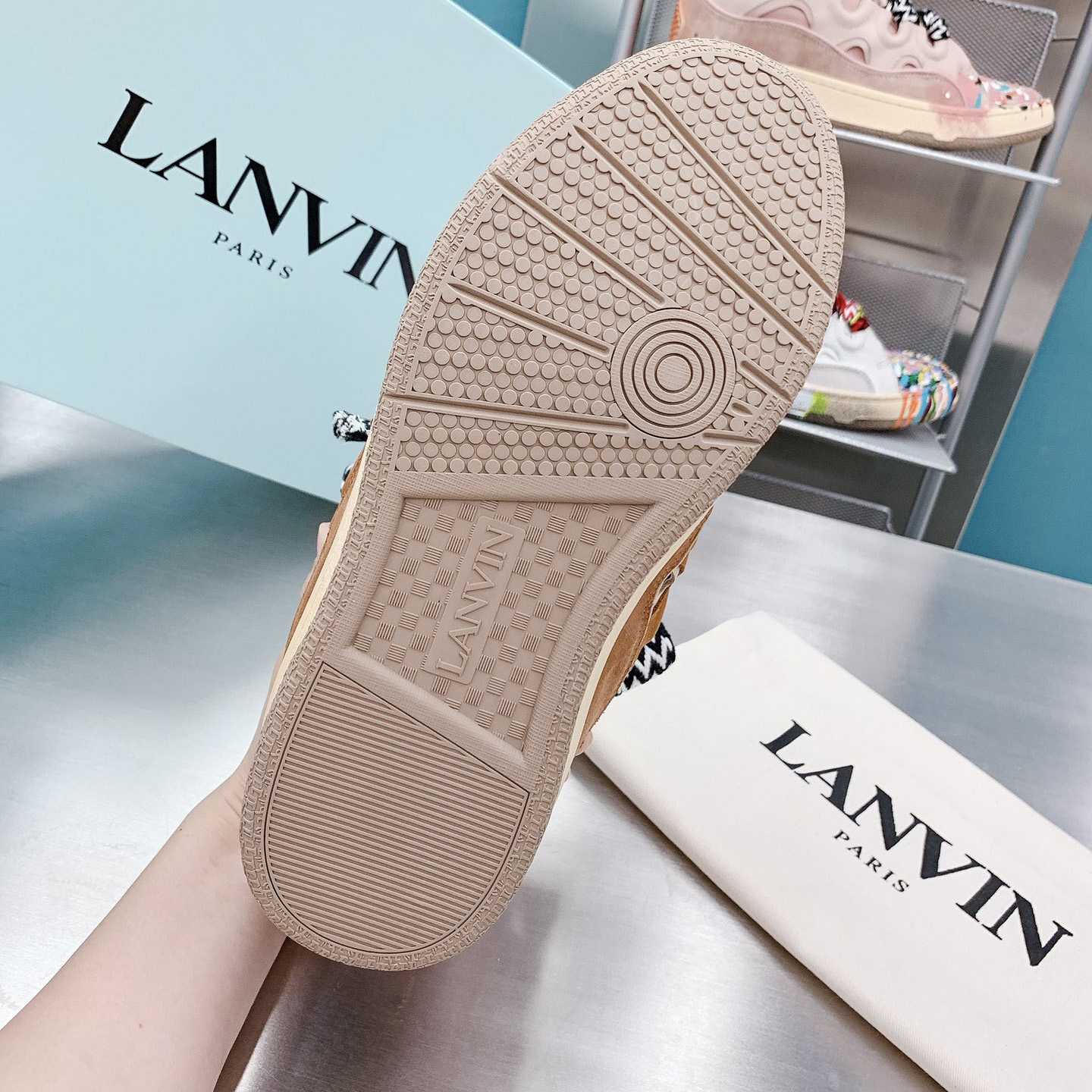 Lanvin Curb Sneakers - EUR FASHION