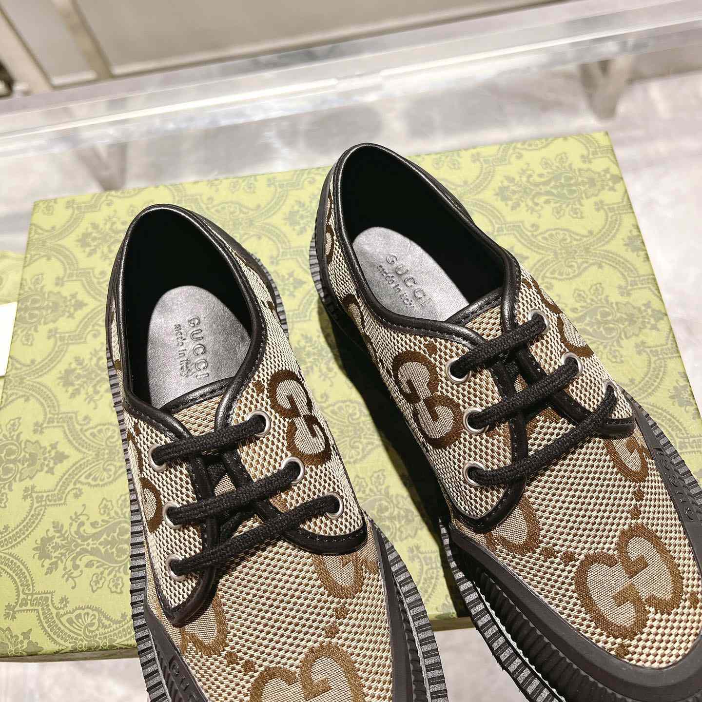 Gucci Maxi GG Lace-Up Shoe - EUR FASHION