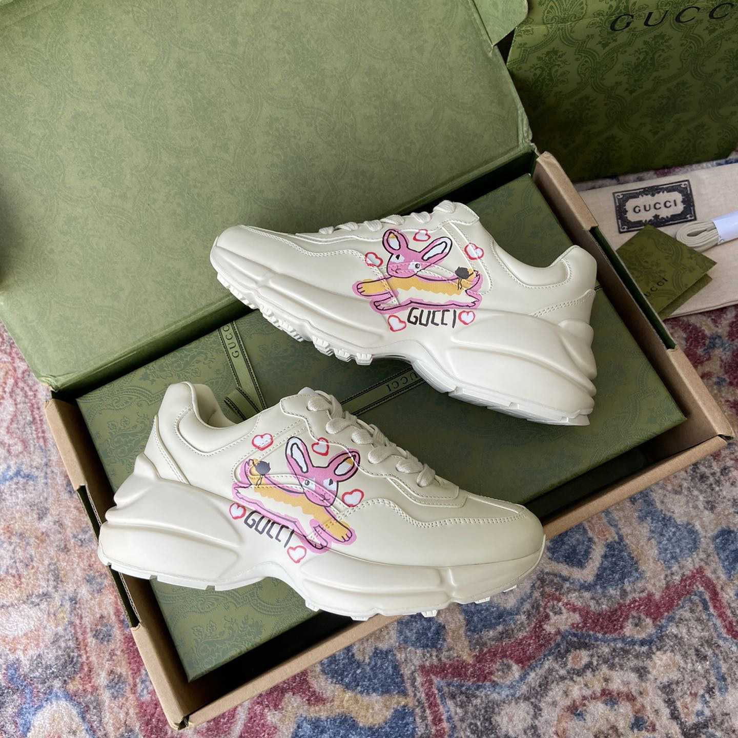 Gucci Rhyton Sneakers(upon uk size) - EUR FASHION