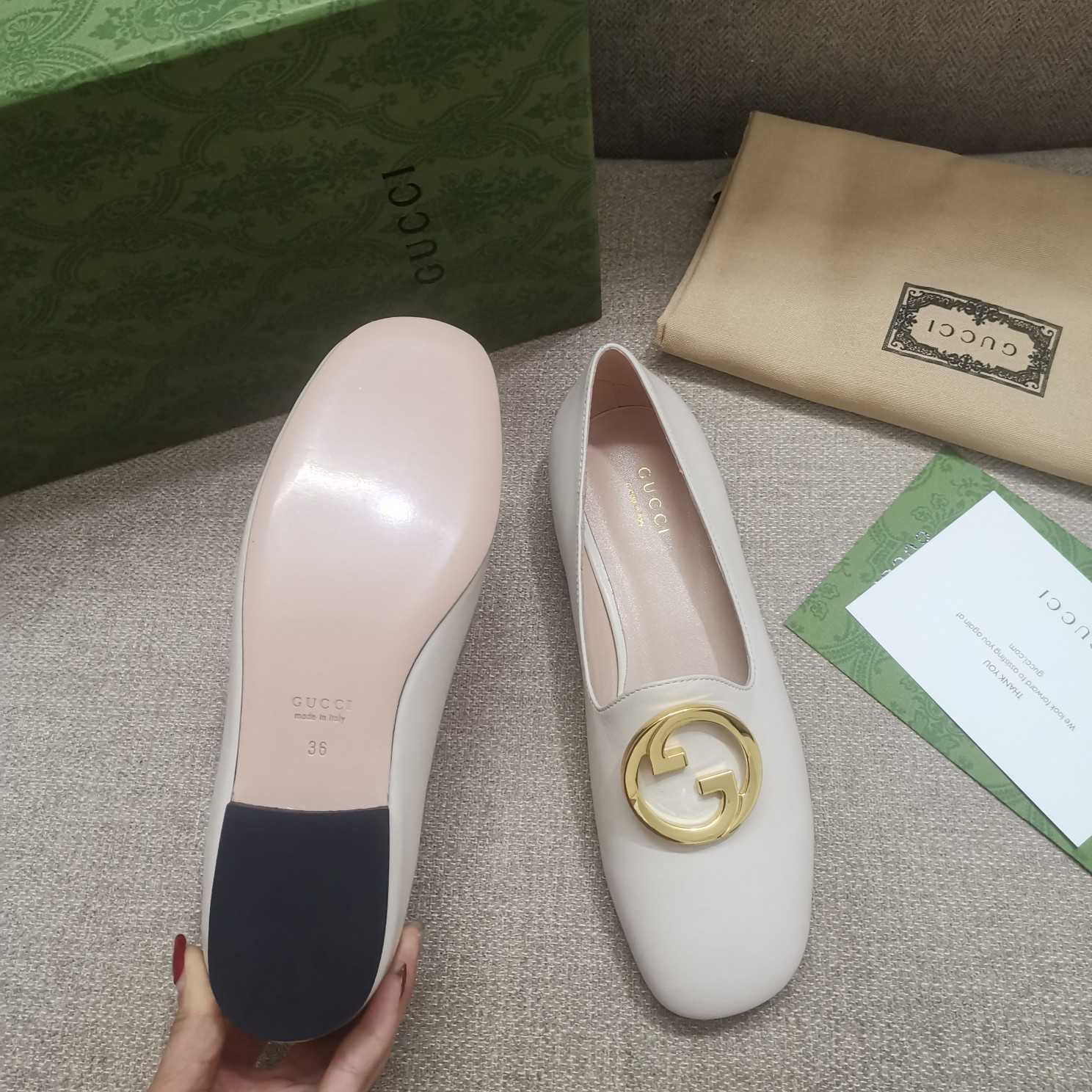 Gucci Blonde Women's Ballet Flat - EUR FASHION