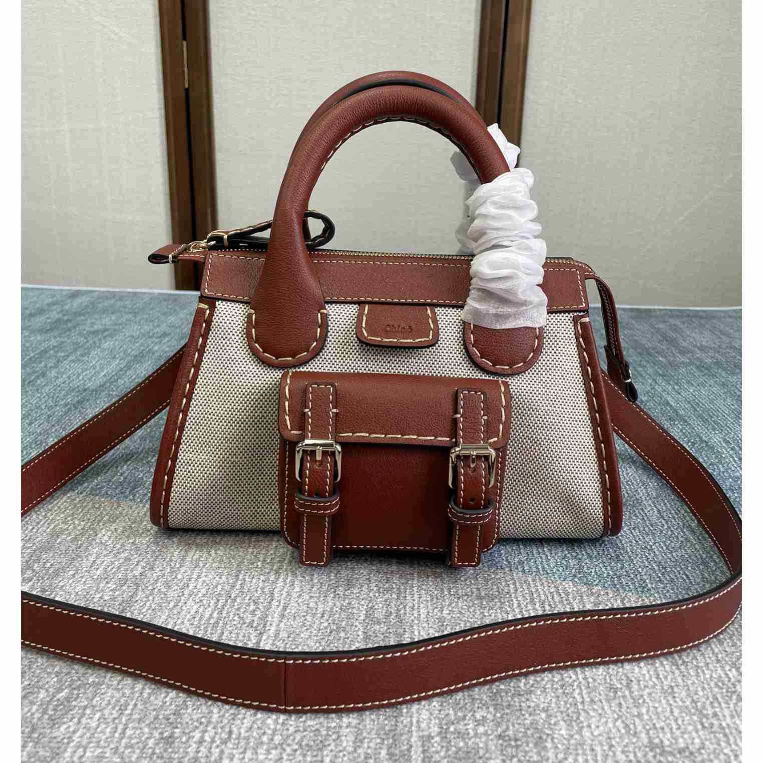 Chloe Edith Beige Brown Mini In Shoulder Bags(26.5-16-11cm) - EUR FASHION