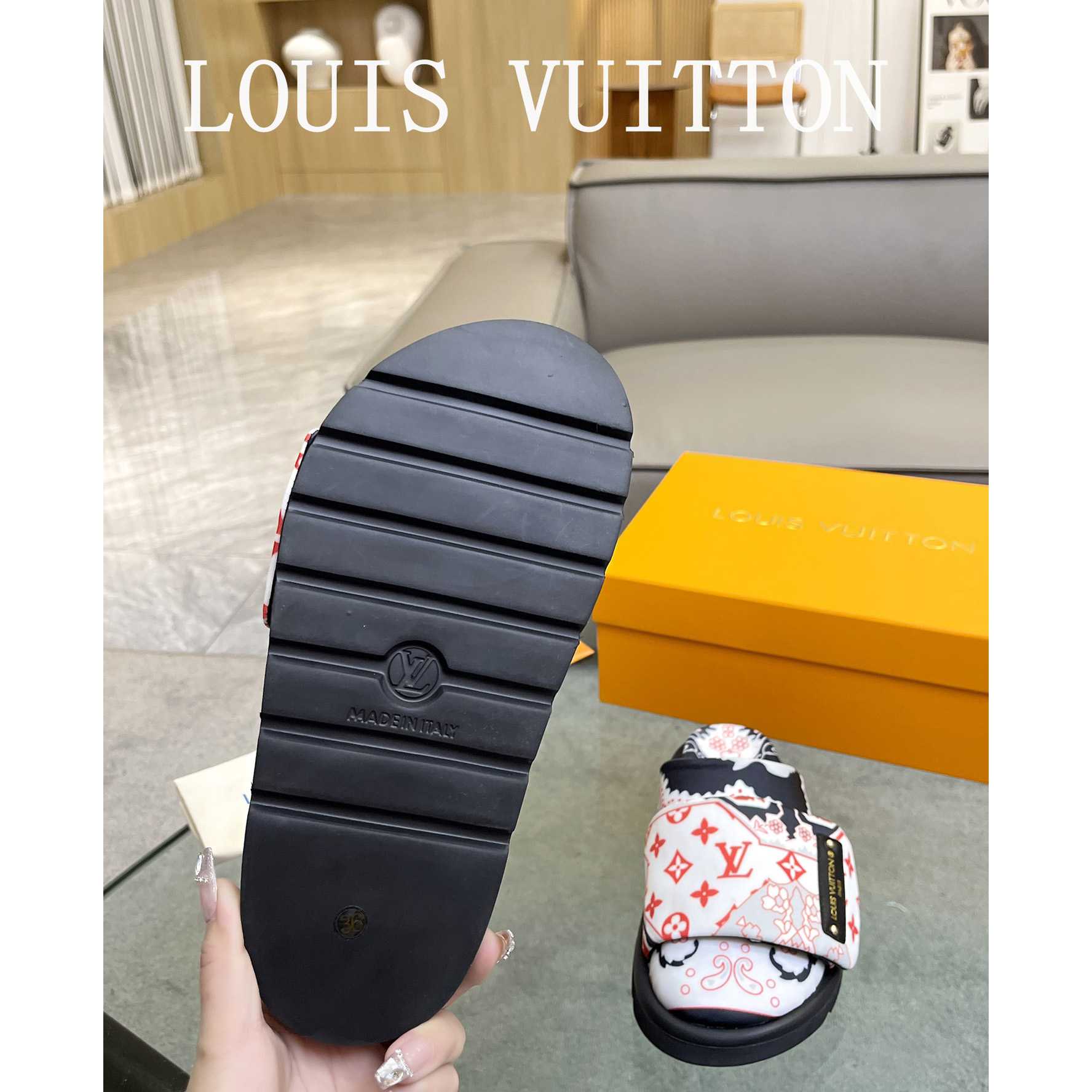 Louis Vuitton Slipper Pillow Flat Comfort Mule       - EUR FASHION