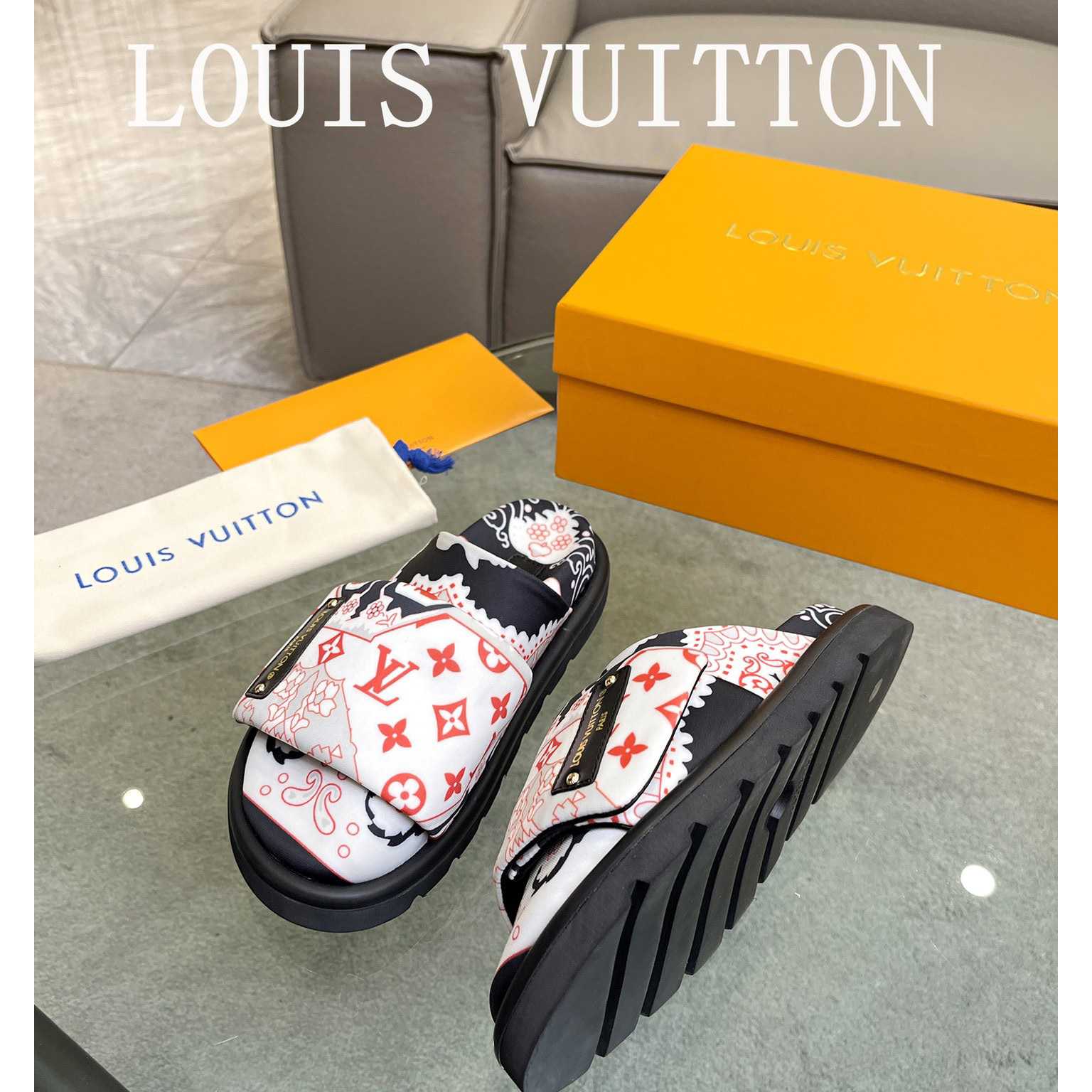 Louis Vuitton Slipper Pillow Flat Comfort Mule       - EUR FASHION