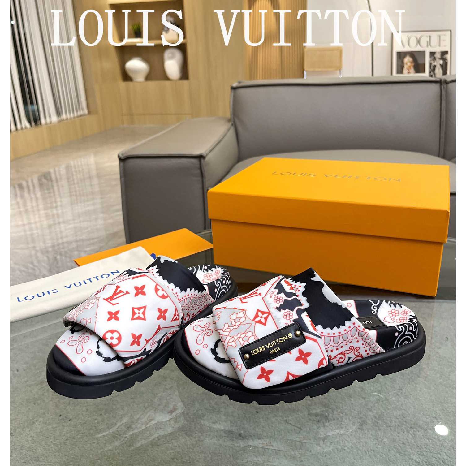 Louis Vuitton Slipper Pillow Flat Comfort Mule       - EUR FASHION