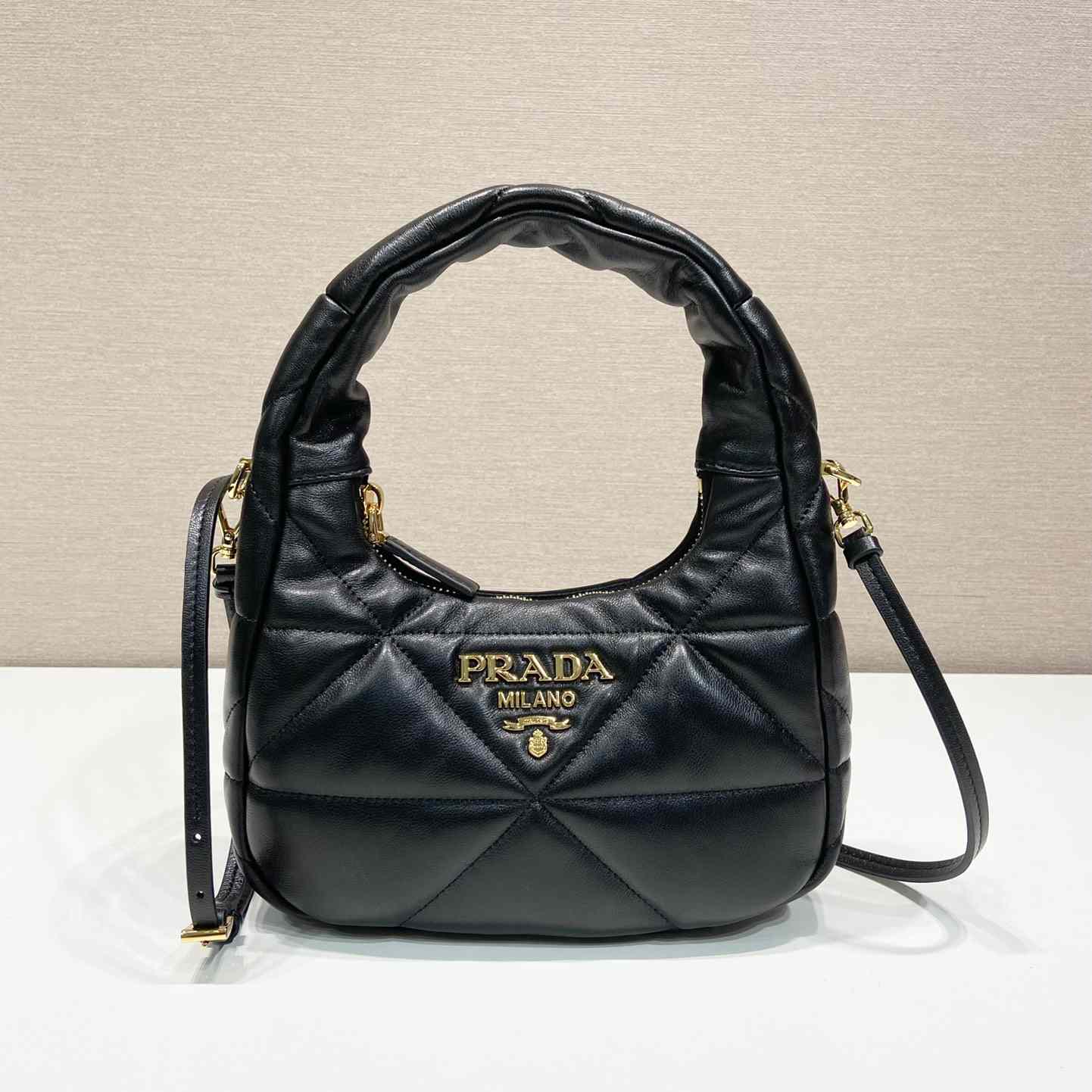 Prada Nappa-Leather Mini Bag With Topstitching - EUR FASHION