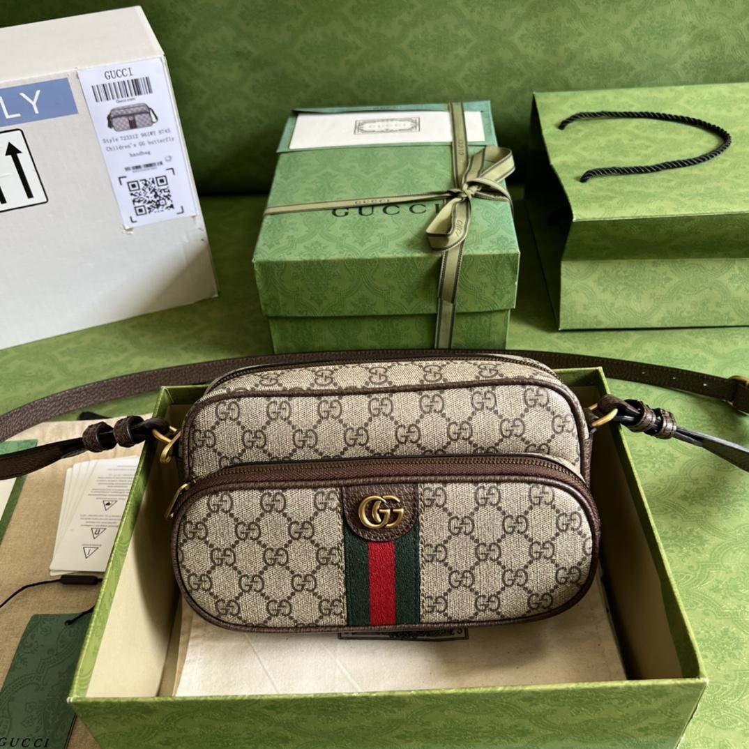 Gucci Ophidia Small Messenger Bag(24-13-6CM)   - EUR FASHION