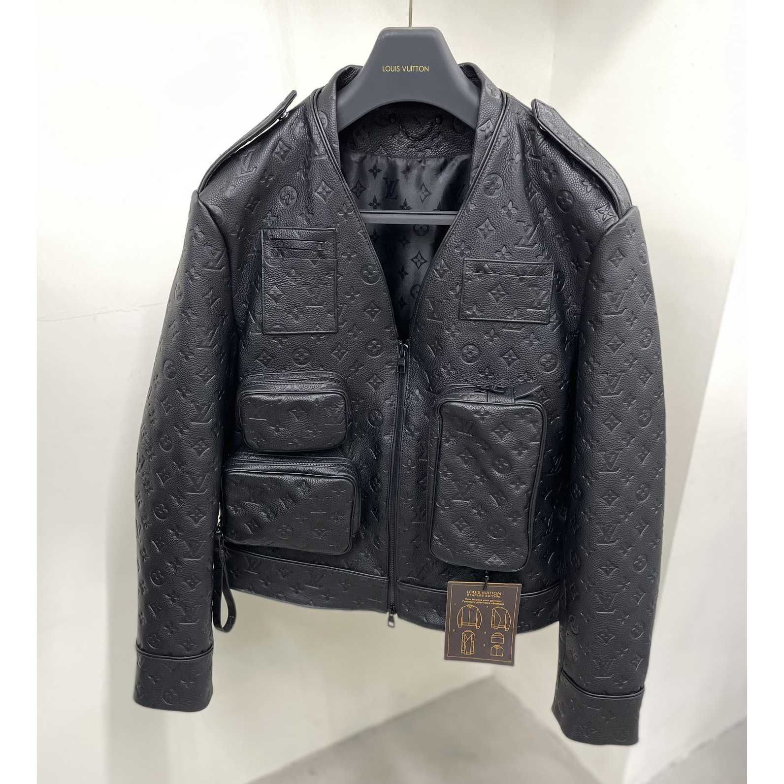 Louis Vuitton Monogram Embossed Utility Jacket - EUR FASHION