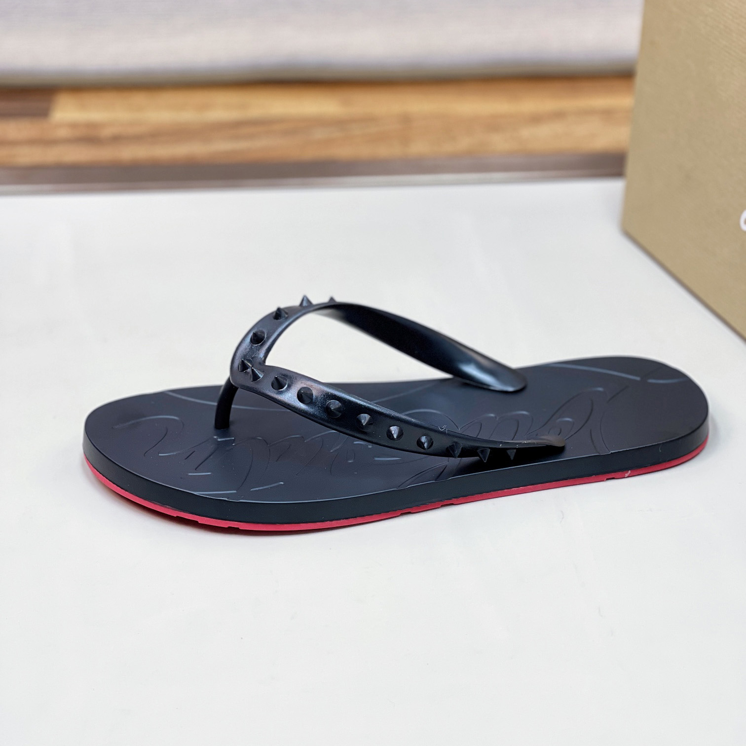 Christian Louboutin Loubi Flip Man Flip-flops - Rubber - EUR FASHION