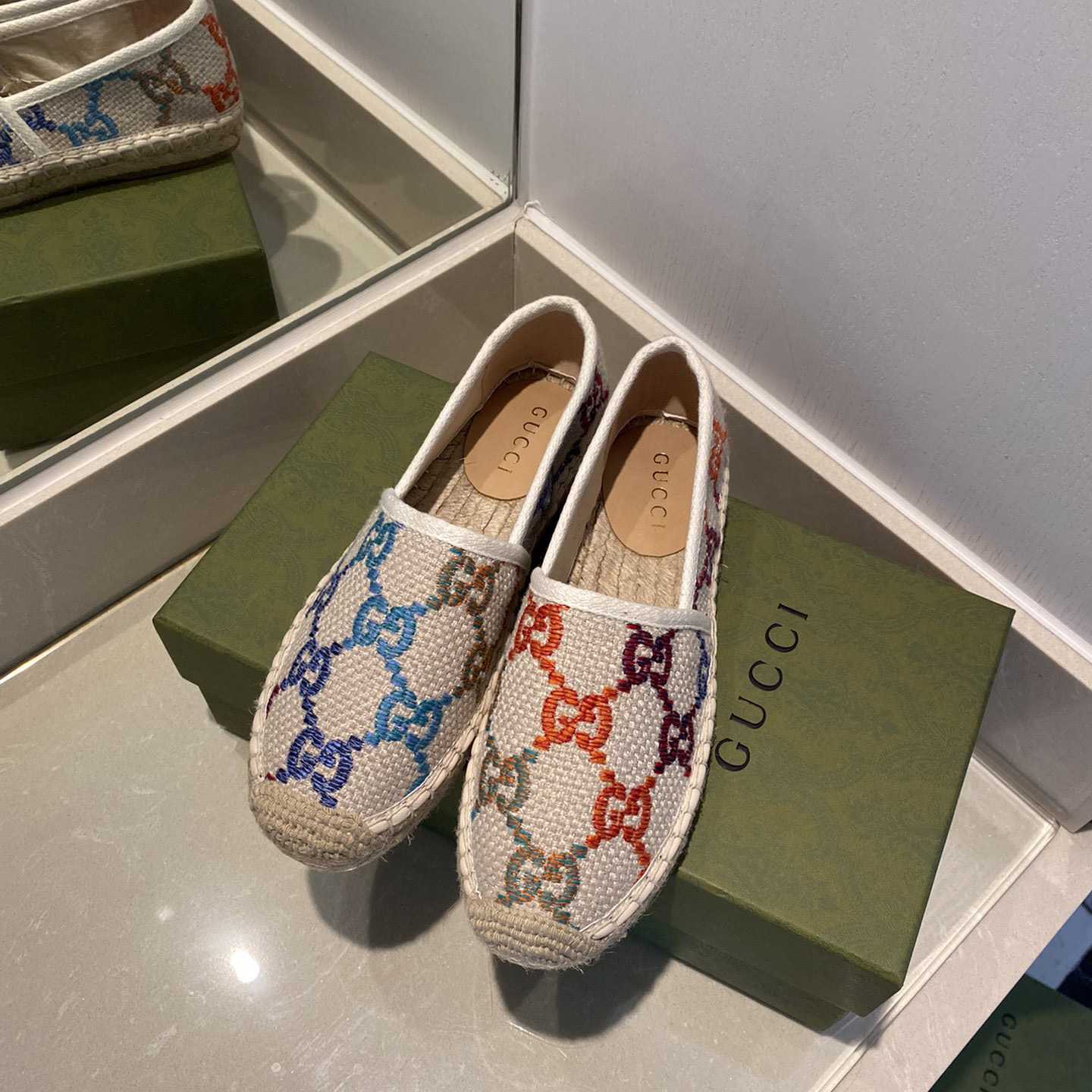 Gucci GG Jacquard Espadrilles - EUR FASHION