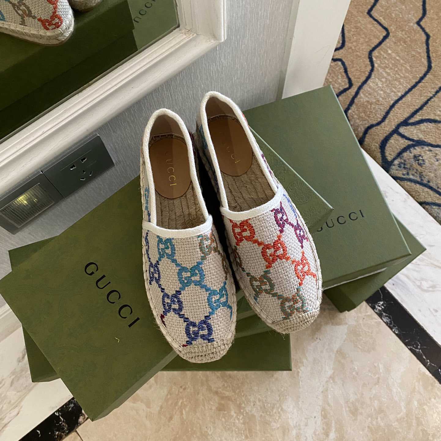 Gucci GG Jacquard Espadrilles - EUR FASHION