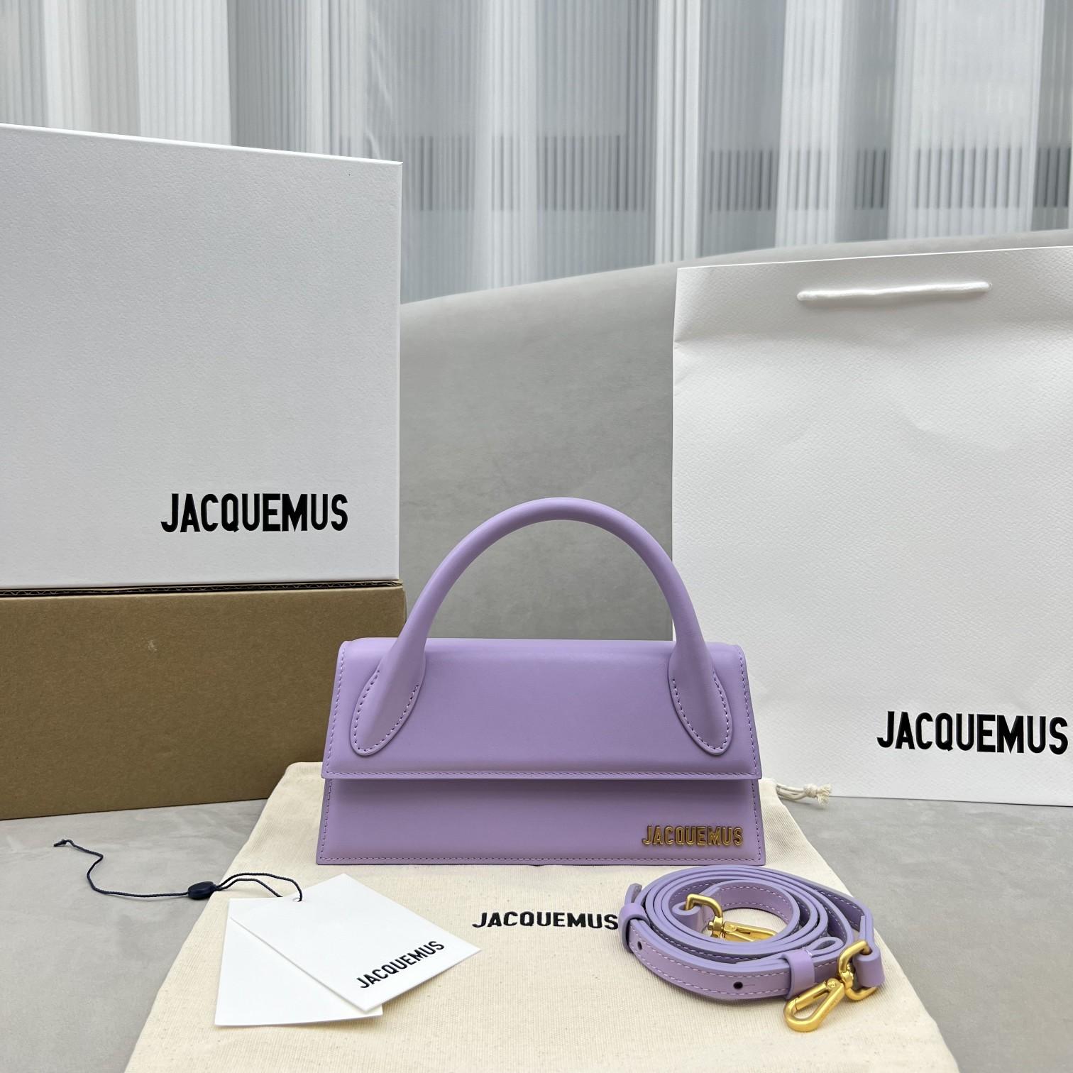 Jacquemus Le Chiquito Long Signature Handbag(21-10-6cm) - EUR FASHION