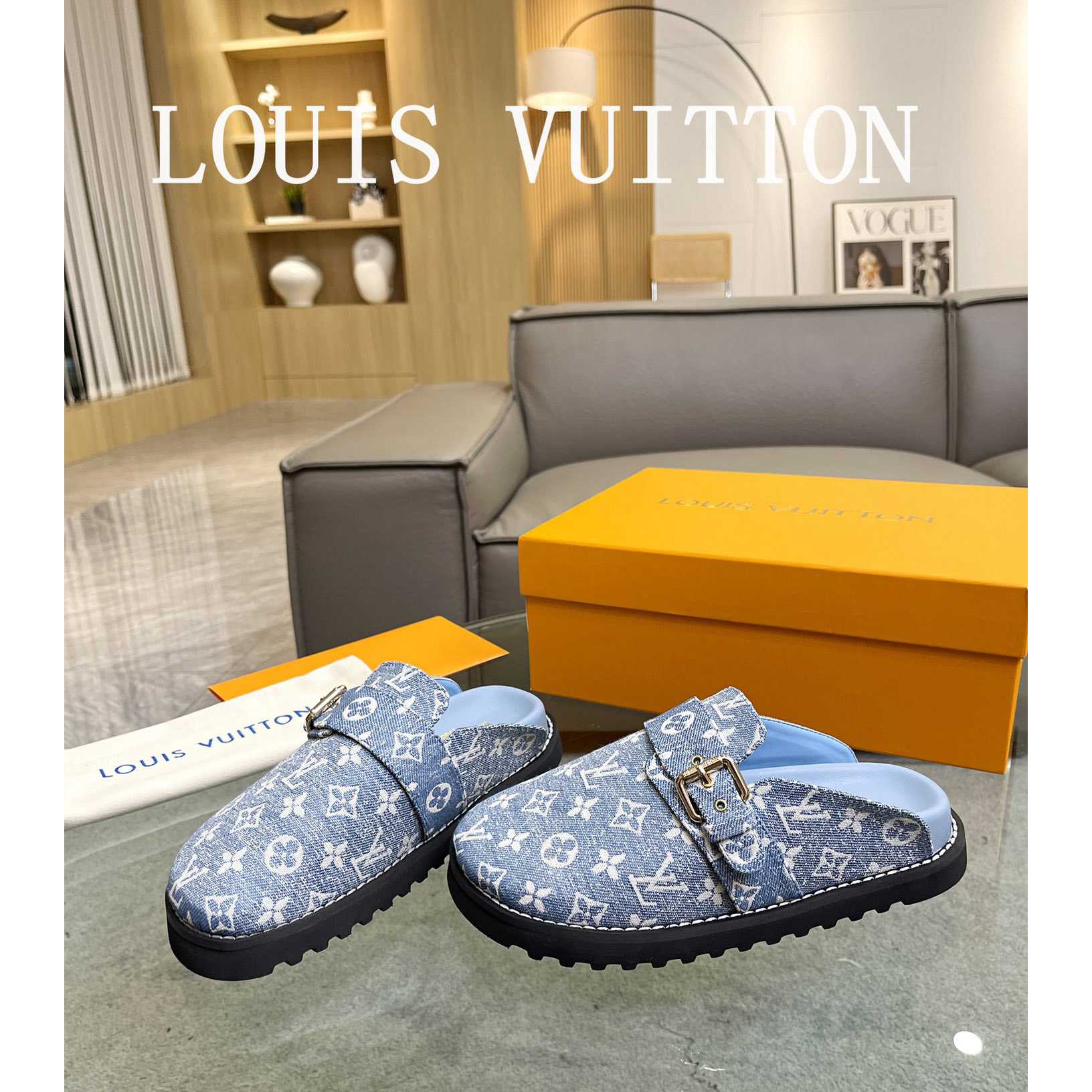 Louis Vuitton Lv Cosy Flat Comfort Clog         1AB3PD - EUR FASHION