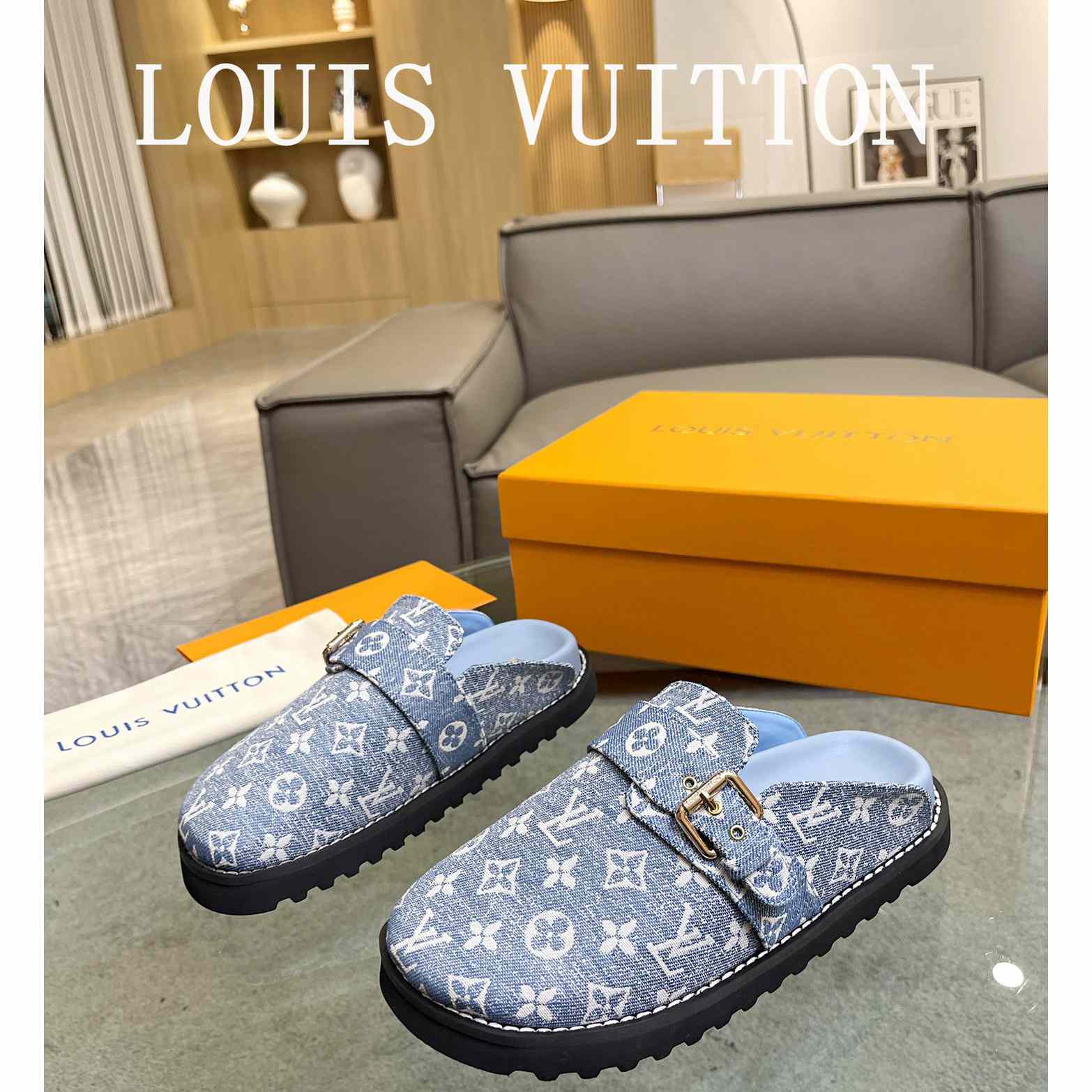 Louis Vuitton Lv Cosy Flat Comfort Clog         1AB3PD - EUR FASHION