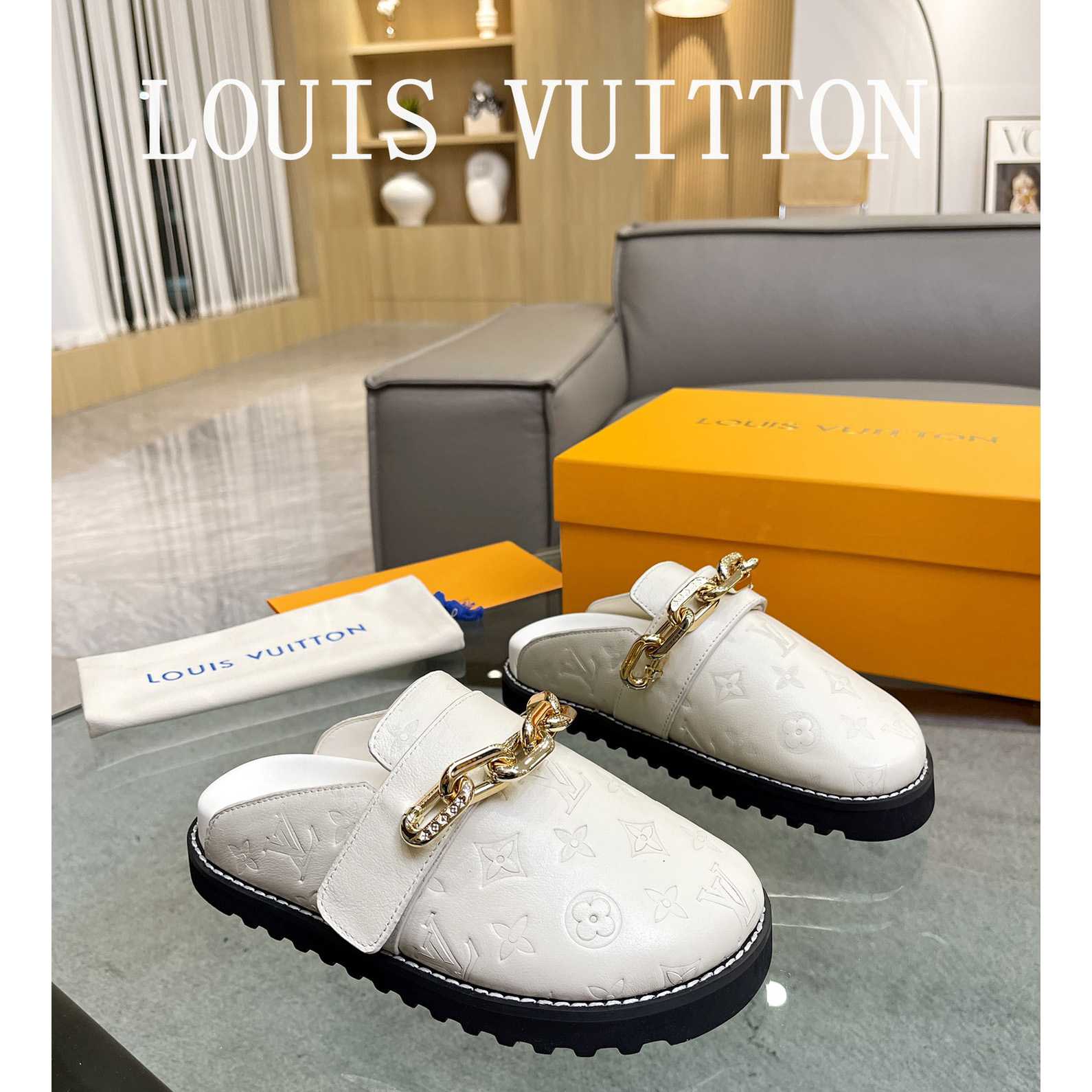 Louis Vuitton Lv Cosy Flat Comfort Clog         - EUR FASHION